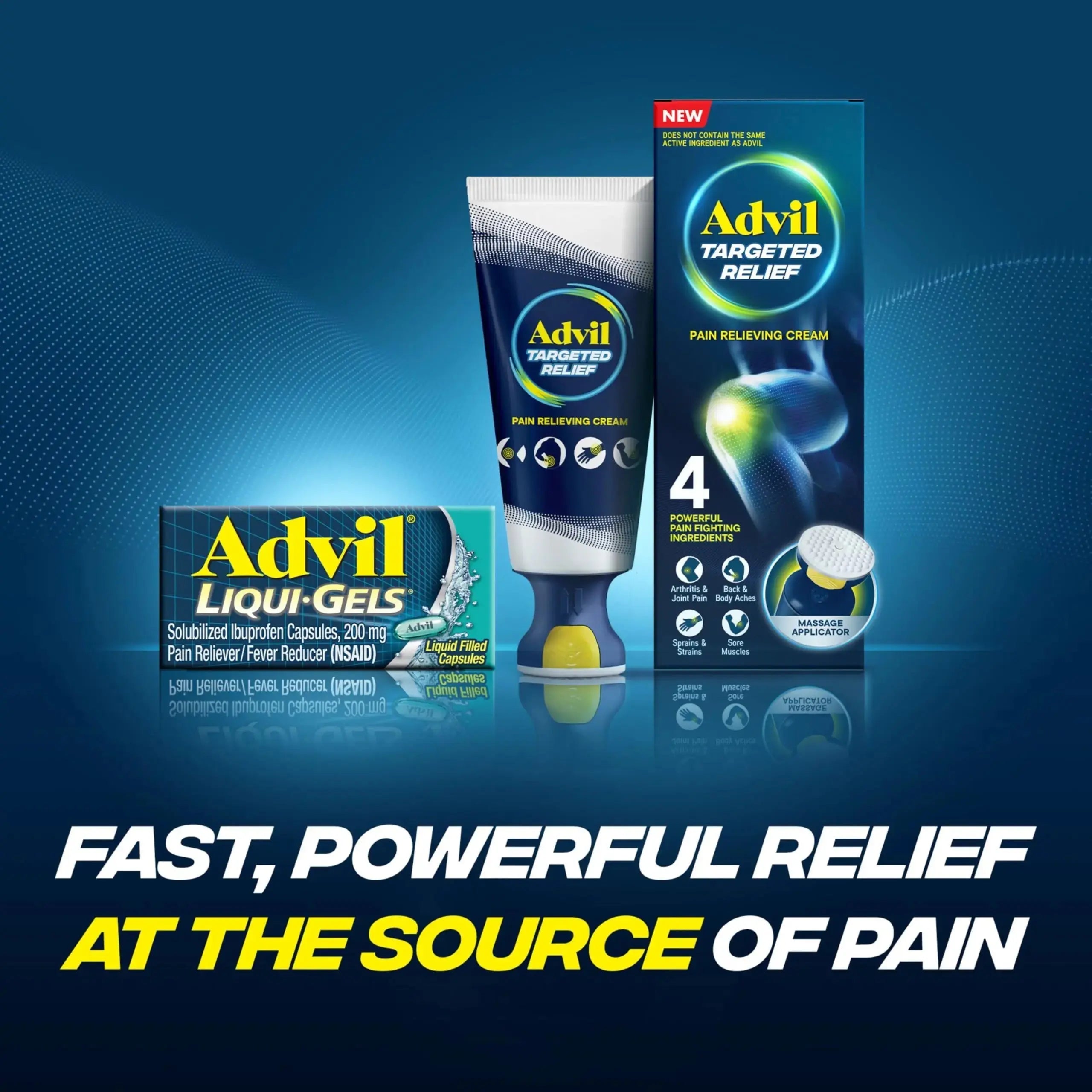 Advil Liqui-Gels Pain Reliever and Fever Reducer, Pain Medicine for Adults with Ibuprofen 200mg for Headache, Backache, Menstrual Pain and Joint Pain Relief - 160 Liquid Filled Capsules AdvilAu supplements