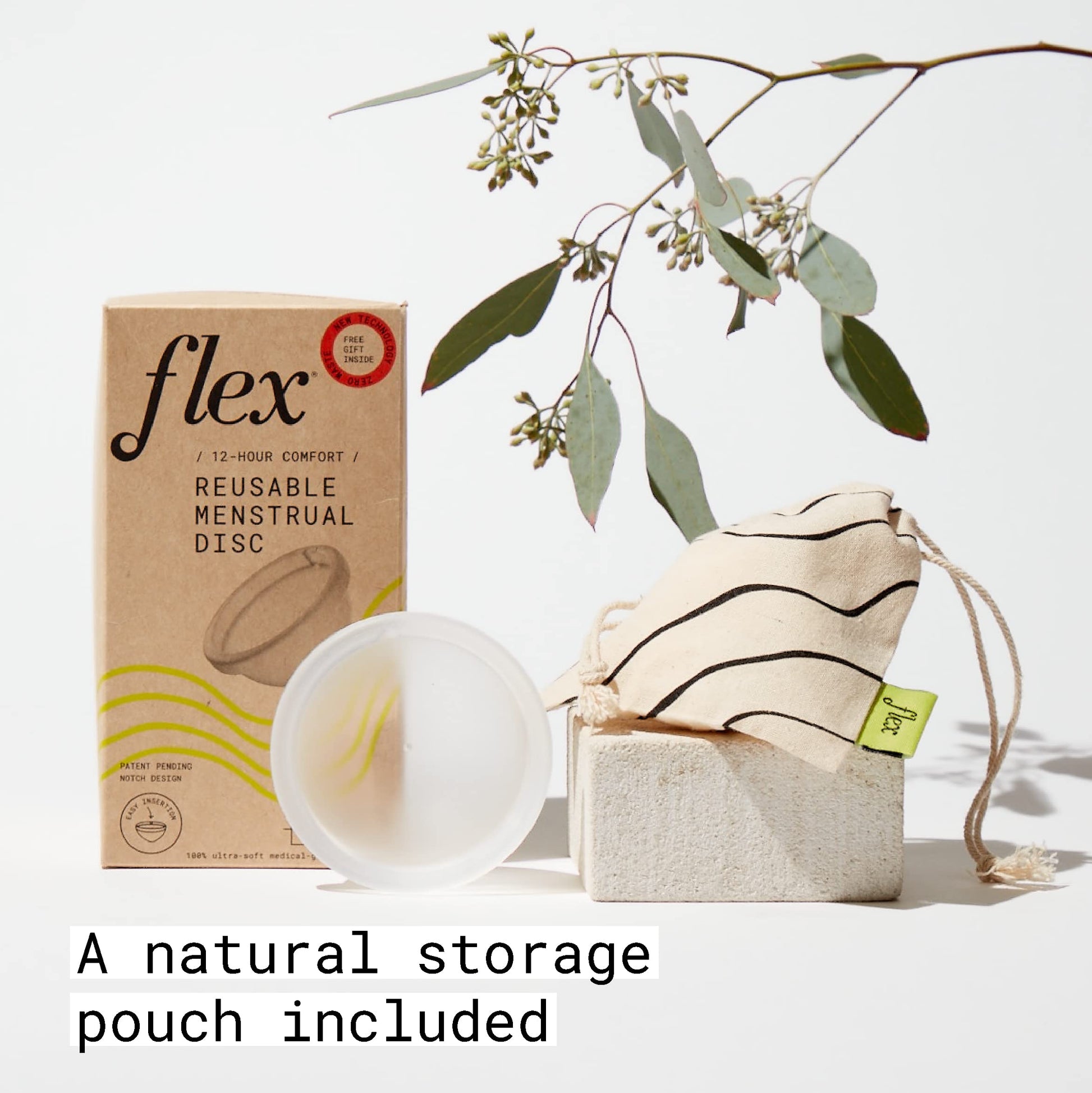 Flex Reusable Disc | Reusable Menstrual Disc | Tampon, Pad, and Cup Alternative | Capacity of 6 Super FLEXAu supplements