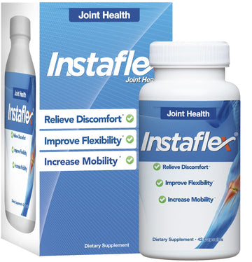 Instaflex Joint Support Supplement for Men and Women - Glucosamine, MSM, White Willow, Turmeric, Ginger, Cayenne, Hyaluronic Acid - 42 Capsules InstaflexAu supplements
