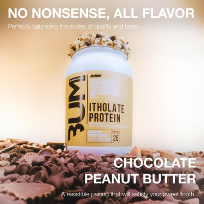 RAW Whey Isolate Protein Powder, Chocolate Peanut Butter (CBUM Itholate) - 100% Grass RAWUS supplements