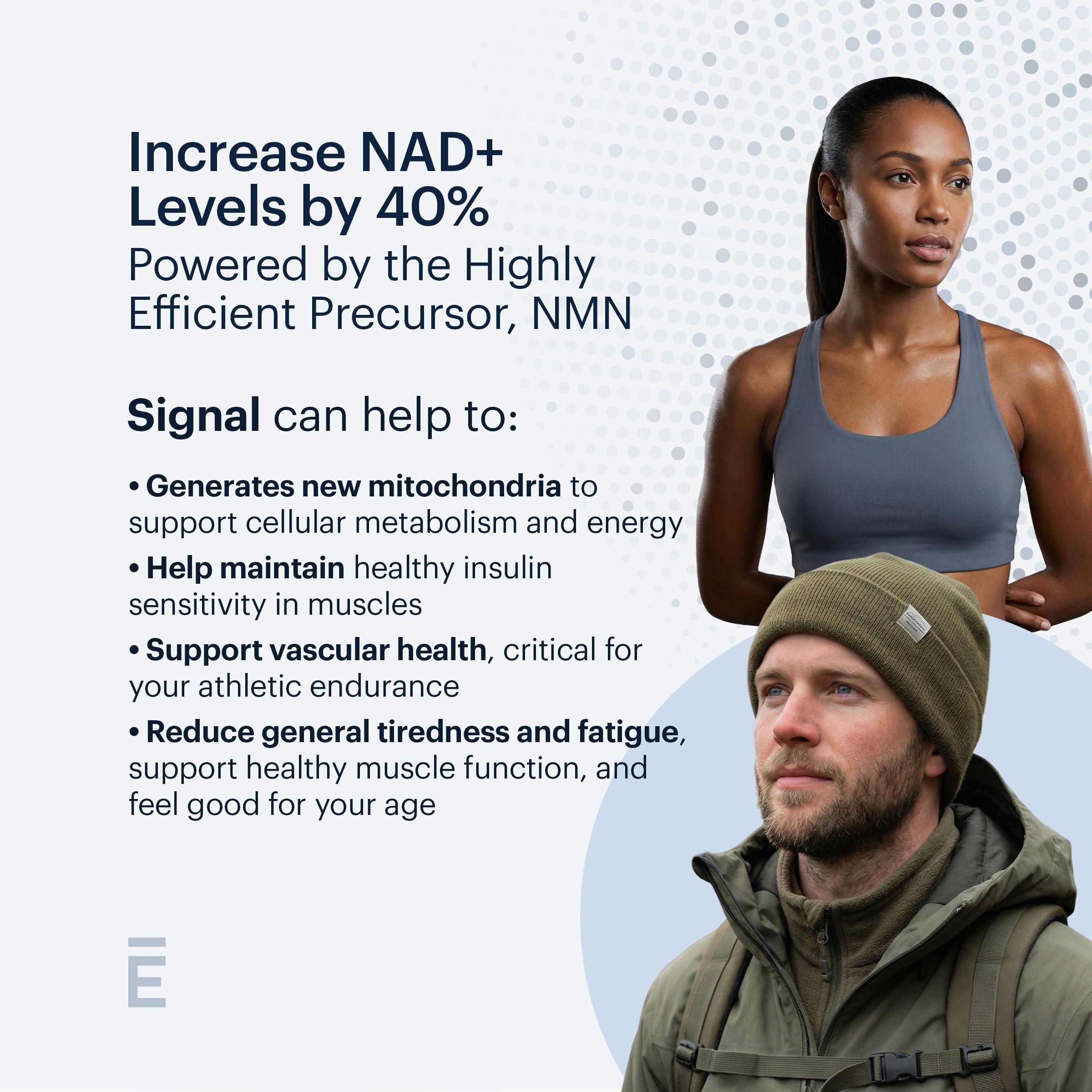 ELYSIUM Signal NMN Supplement - Clinically Proven to Support NAD+ Production, Mitochondrial Function & Metabolic Health - Nicotinamide Mononucleotide and SIRT3 Activation Complex- 30 Day Supply ELYSIUMUS supplements