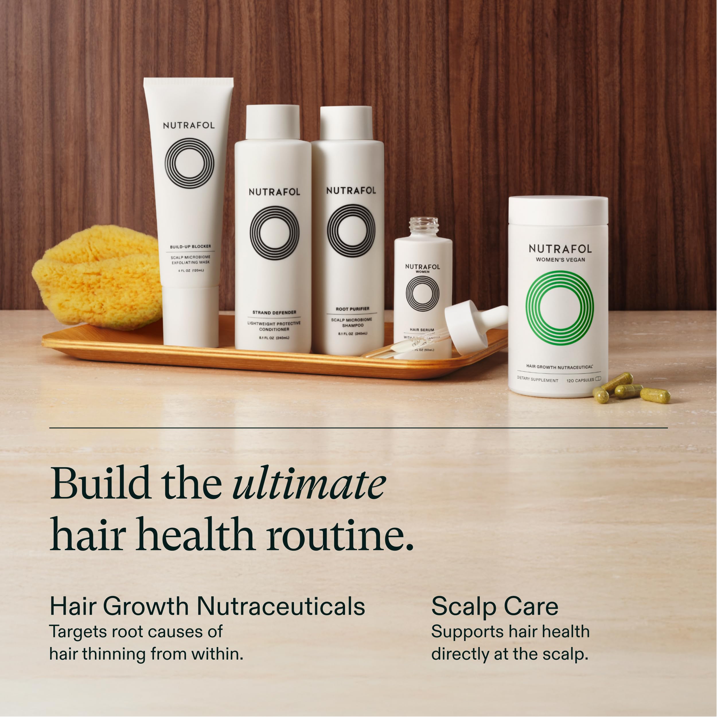 Nutrafol Shampoo, Cleanse and Hydrate Hair and Scalp, Improves Hair Volume, Strength and Texture, Physician-formulated for Thinning Hair, Color Safe, Sulfate Free - 8.1 Fl Oz Bottle NutrafolUS supplements