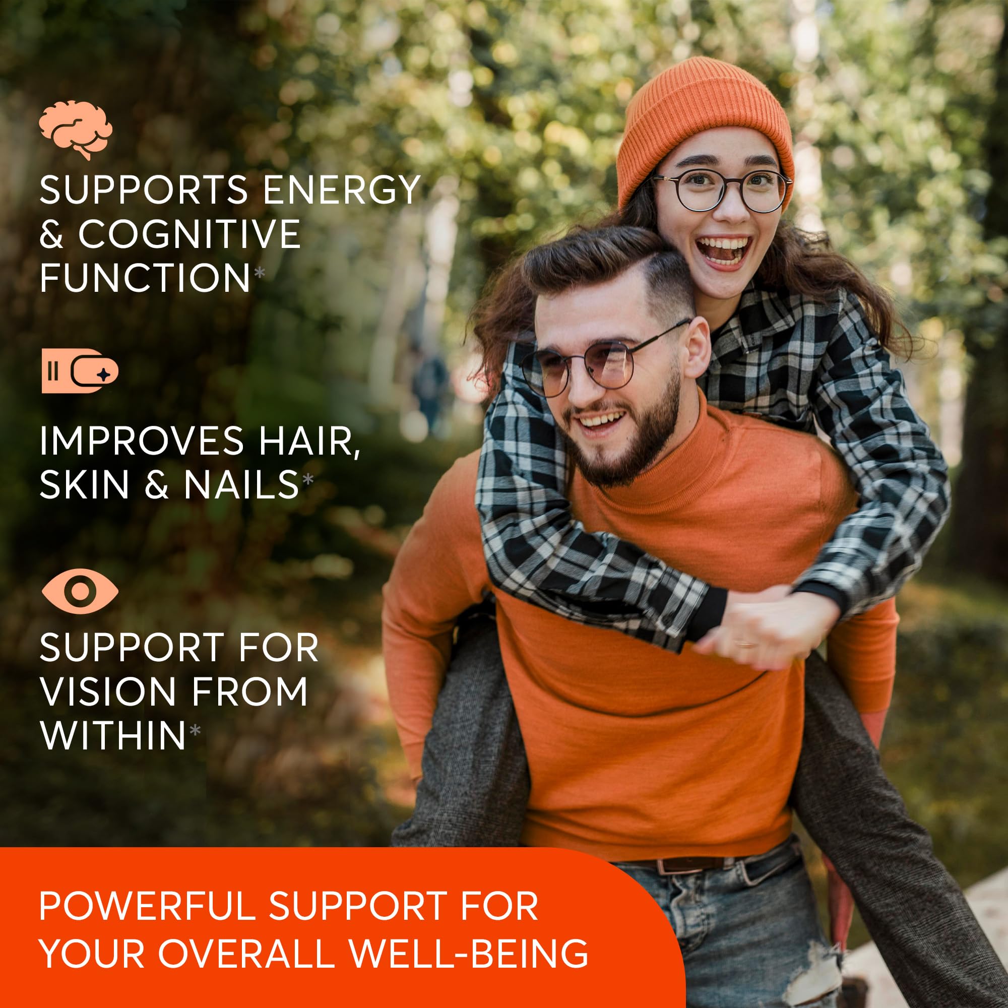 Multivitamin Supplement | Complex with Vitamin A, C, D, E, K1, B, Zinc & Chromium | Hair, Skin & Nail Beauty Vitamins | Immune Support Supplements for Men & Women | 60 Capsules SUPLINTAu supplements