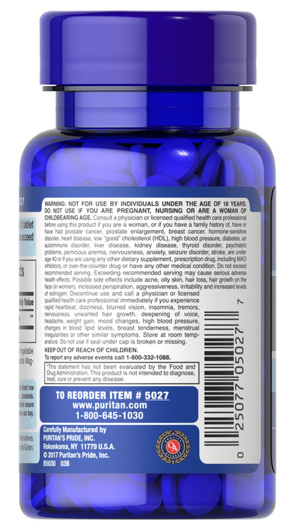 Puritan's Pride DHEA 50Mg, May Promote Sugar Metabolism, 100 Count Puritan's PrideUS supplements