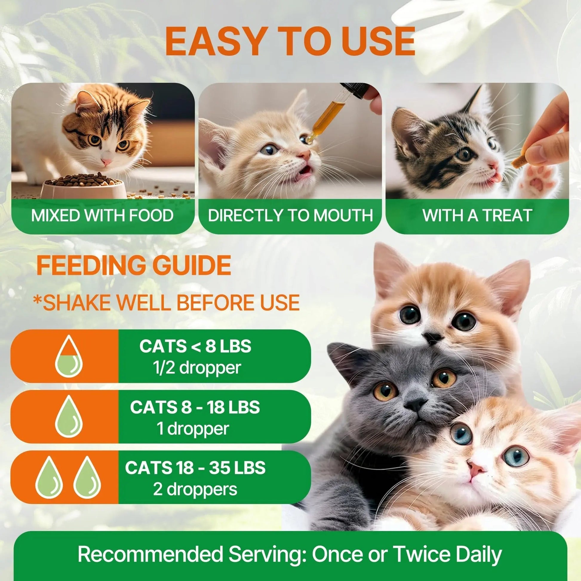 Cat Bladder Remedy for Stones & Crystals, Kidney StonesDissolver forCat- Urinary Free The Flow - Cat Urinary Tract Infection Treatment for Stones, Herbal CatUTI Remedy for Stone Relief & Prevention QanorethAu supplements