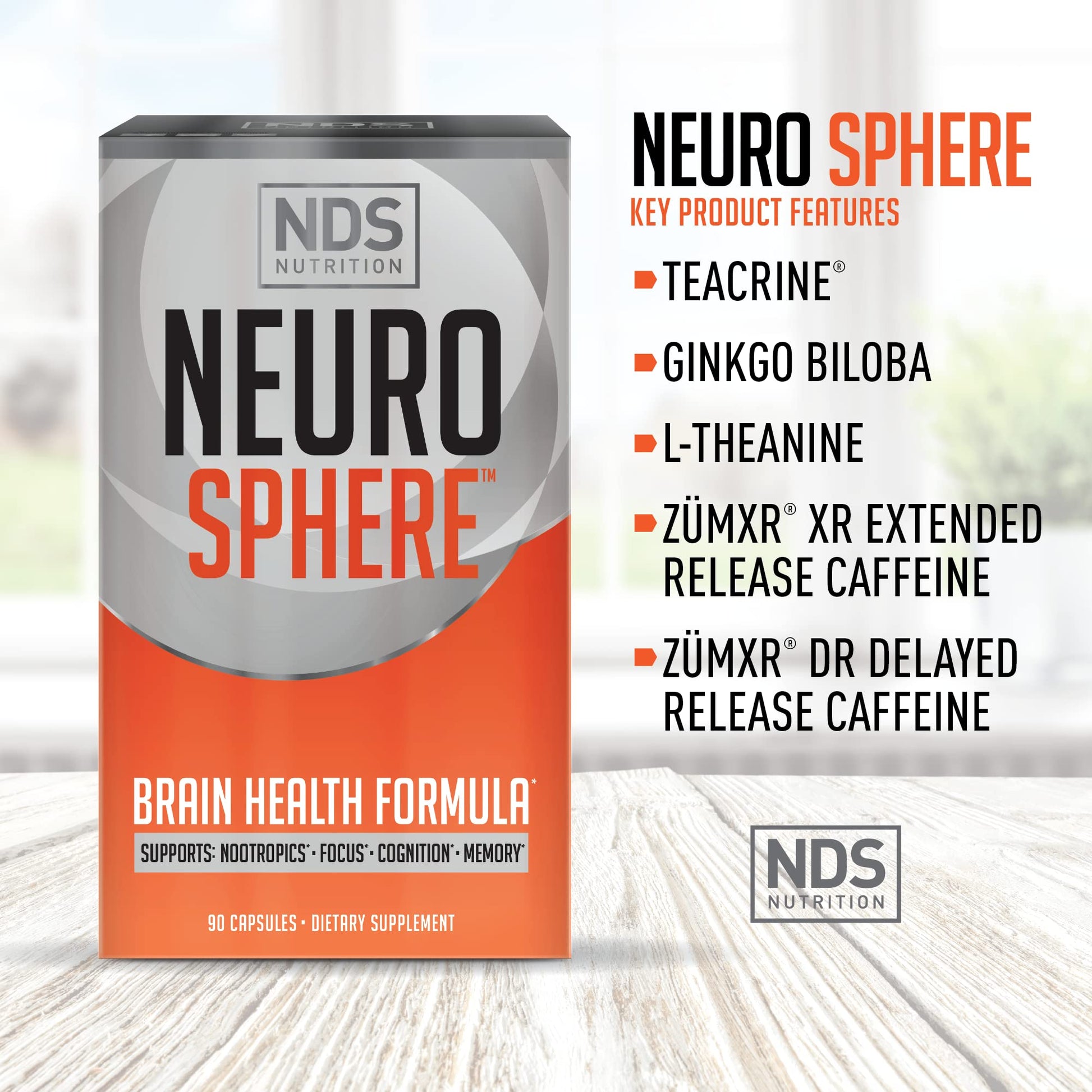 FitLife Brands Nutrition Neuro Sphere - Brain Health Formula - Nootropic, Increase Focus and Energy, Enhance Concentration, Antioxidant and Immunity Support - 90 Capsules FitLife BrandsAu supplements