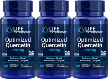 Life Extension Optimized Quercetin Capsules, 60 Vegetarian Capsules (Pack of 3) Life ExtensionAu supplements