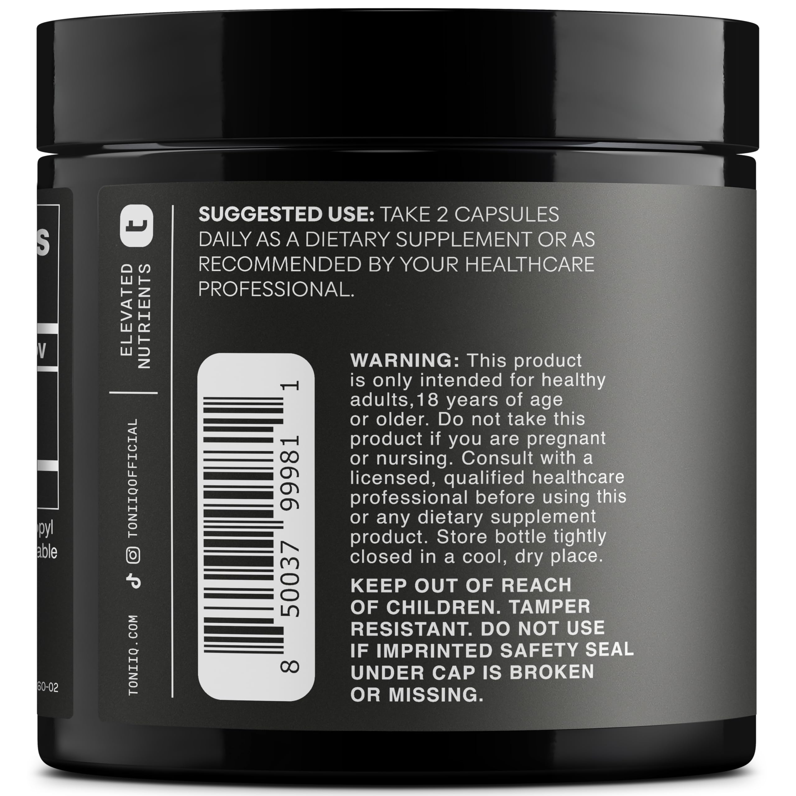 Ultra High Potency Third-Party Tested Trans Resveratrol 1000mg - 98% Pure, Highly Purified and Bioavailable - Resveratrol Polygonum Root Extract - 60 Capsules ToniiqAu supplements
