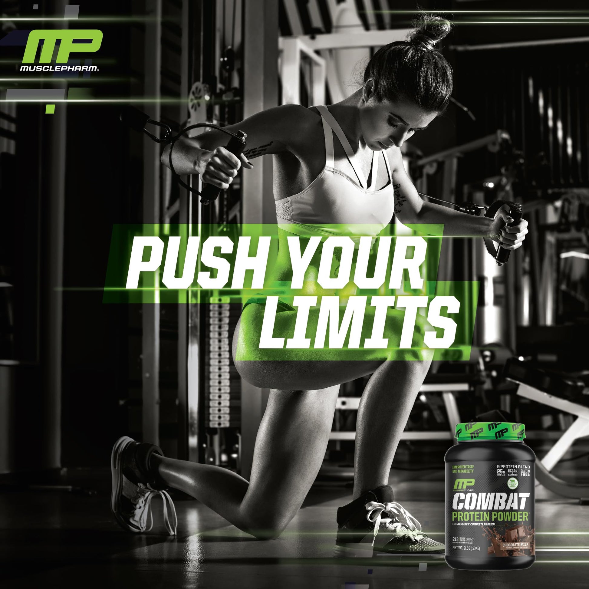 Muscle Pharm Combat Protein Powder, Fuels Muscles for Productive Workouts, 5 Protein Muscle PharmUS supplements