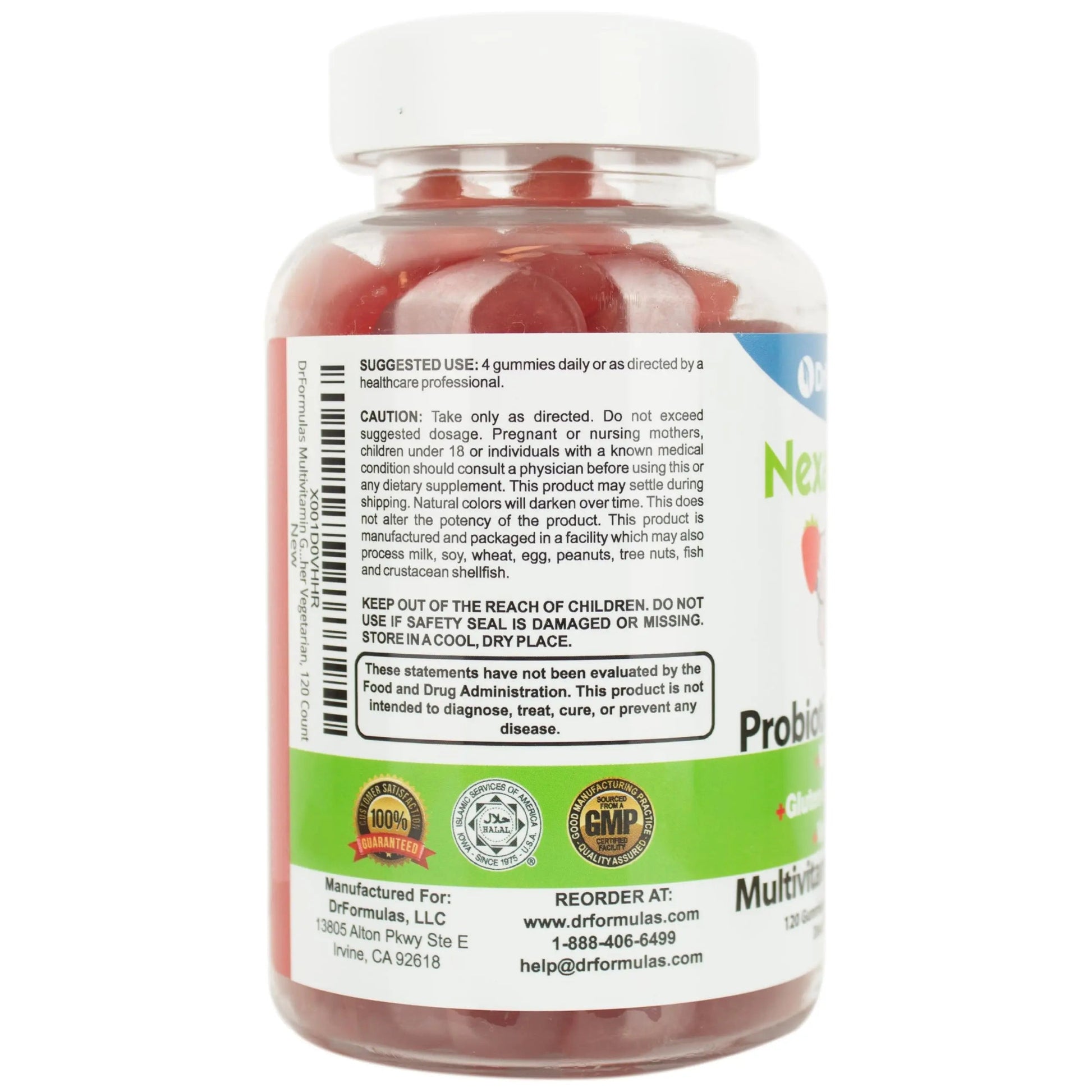 DrFormulas Multivitamin Gummies with Omega 3 and Probiotics for Kids and Adults with Vitamin C | Nexabiotic with Vitamin A, C, D3, E, B6, B12 DrFormulasAu supplements