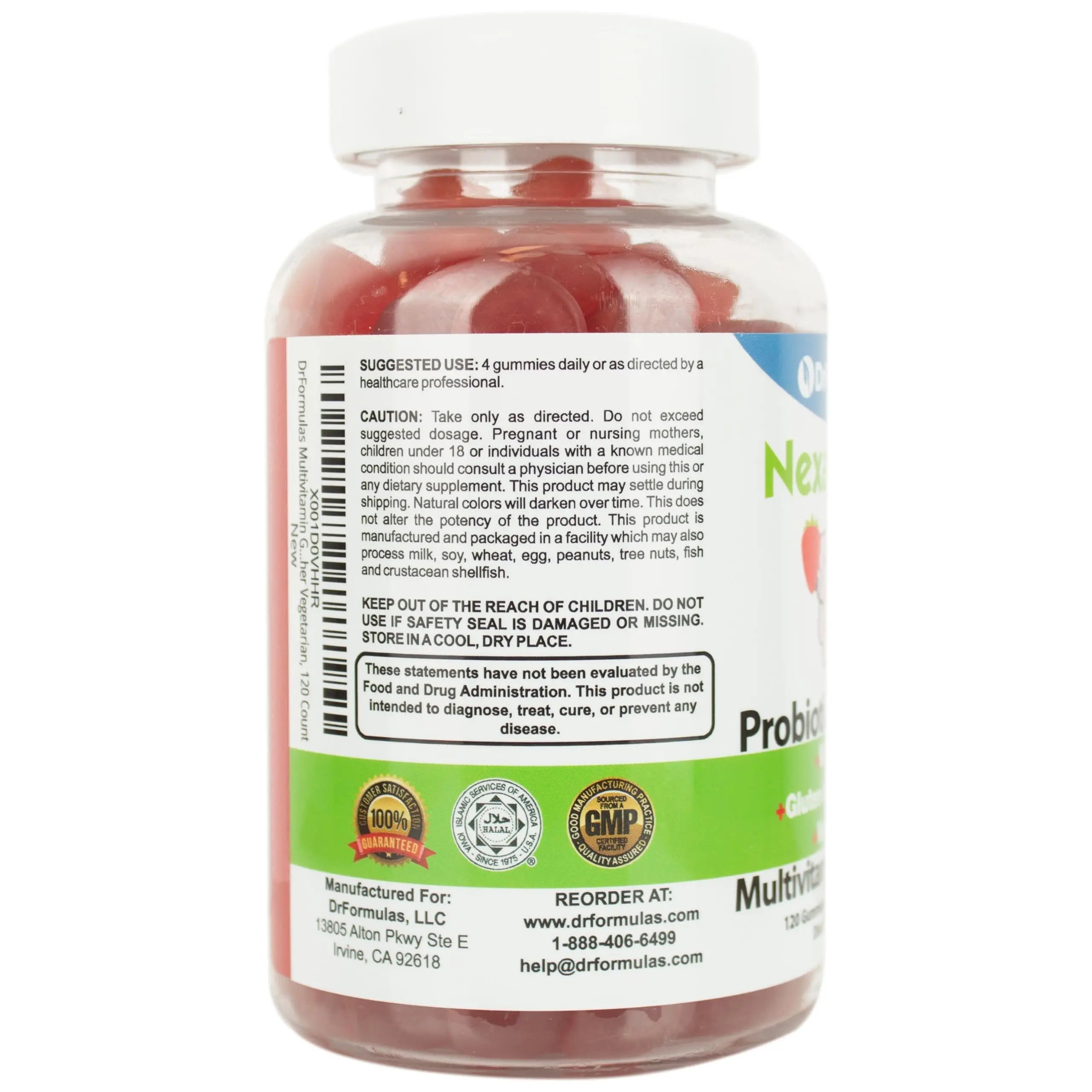 DrFormulas Multivitamin Gummies with Omega 3 and Probiotics for Kids and Adults with Vitamin C | Nexabiotic with Vitamin A, C, D3, E, B6, B12 DrFormulasAu supplements