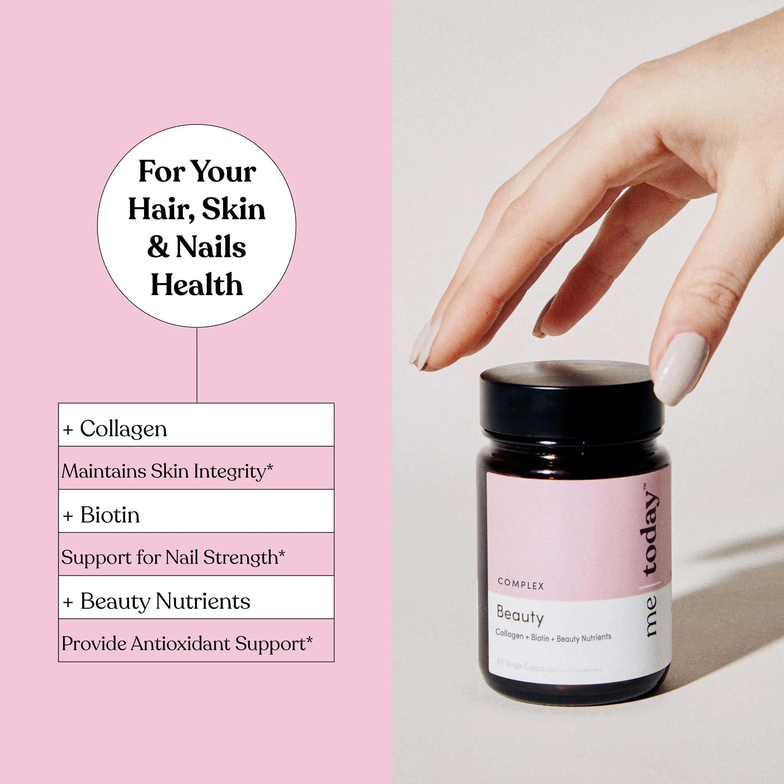 me today Beauty Supplement Hair, Skin and Nails, Vitamins for Women and Men – with Biotin, Collagen, Vitamin C me todayAu supplements