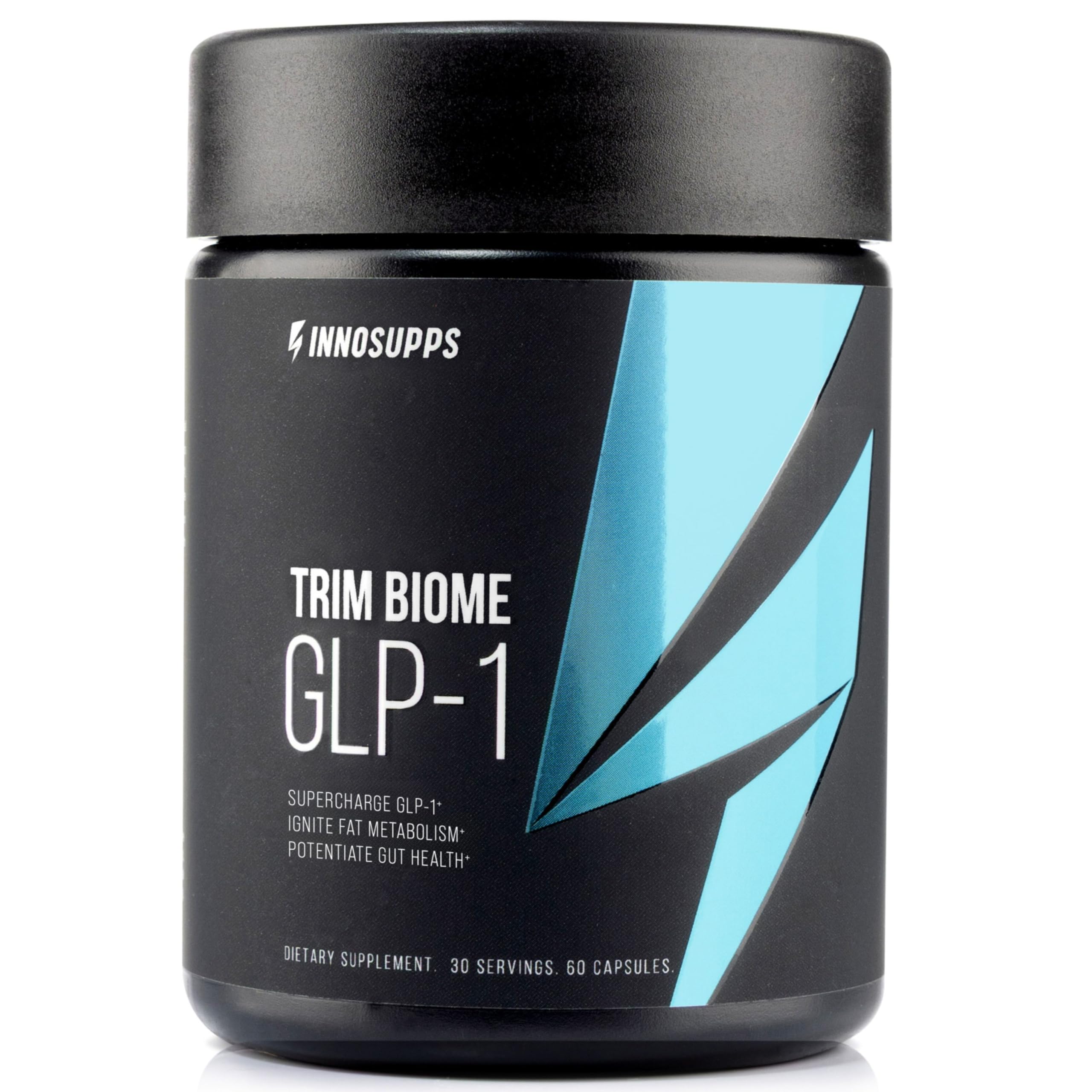 InnoSupps Trim Biome GLP-1 - Gut Health + Metabolic Support* - Prebiotic + Probiotic + Postbiotic - Akkermansia + Berberine - 60 Capsules. 30 Servings InnoSuppsAu supplements