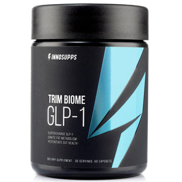 InnoSupps Trim Biome GLP-1 - Gut Health + Metabolic Support* - Prebiotic + Probiotic + Postbiotic - Akkermansia + Berberine - 60 Capsules. 30 Servings InnoSuppsAu supplements