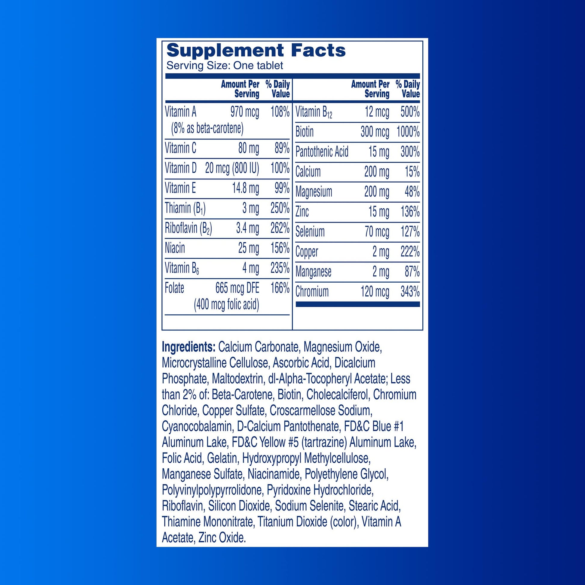 One A Day Men’s Pro Edge Multivitamin, Supplement with Vitamin A,C,D, E and Zinc for Immune Health Support and Magnesium for Healthy Muscle Function, 50 Count ONE A DAYAu supplements