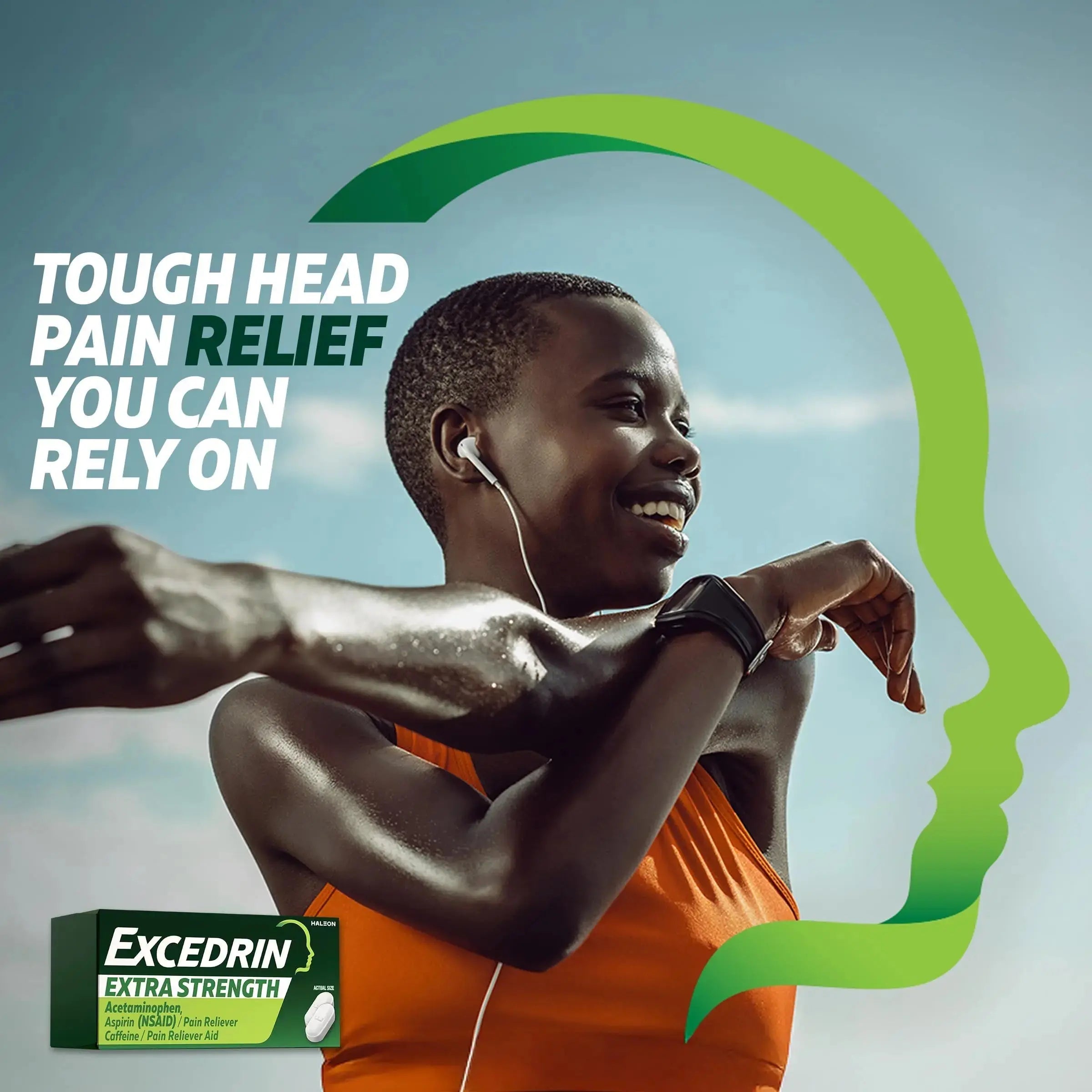 Excedrin Extra Strength Caplets for Headache Pain Relief, Acetaminophen 250mg, Aspirin 250mg, Caffeine 65mg, Pain Reliever, 24 count ExcedrinAu supplements