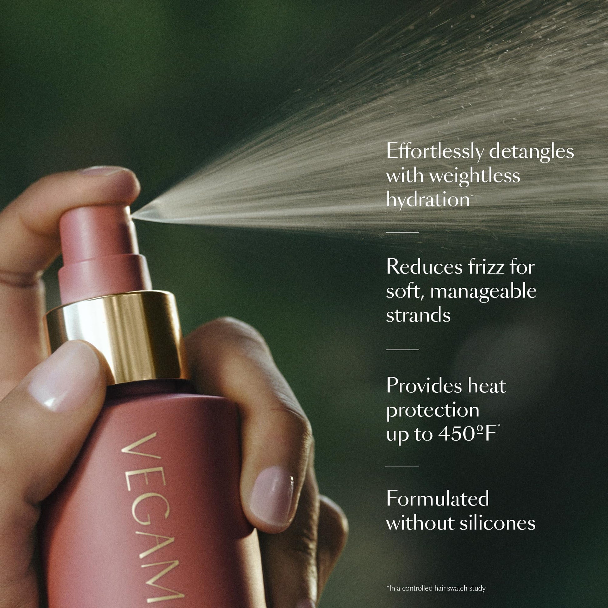 VEGAMOUR HYDR-8 Leave-In Conditioner, for Deep Hydration & Heat Protection, with Vegan Keratin, for Soft, Silky, Frizz Free Hair, 5 fl oz VEGAMOURAu supplements