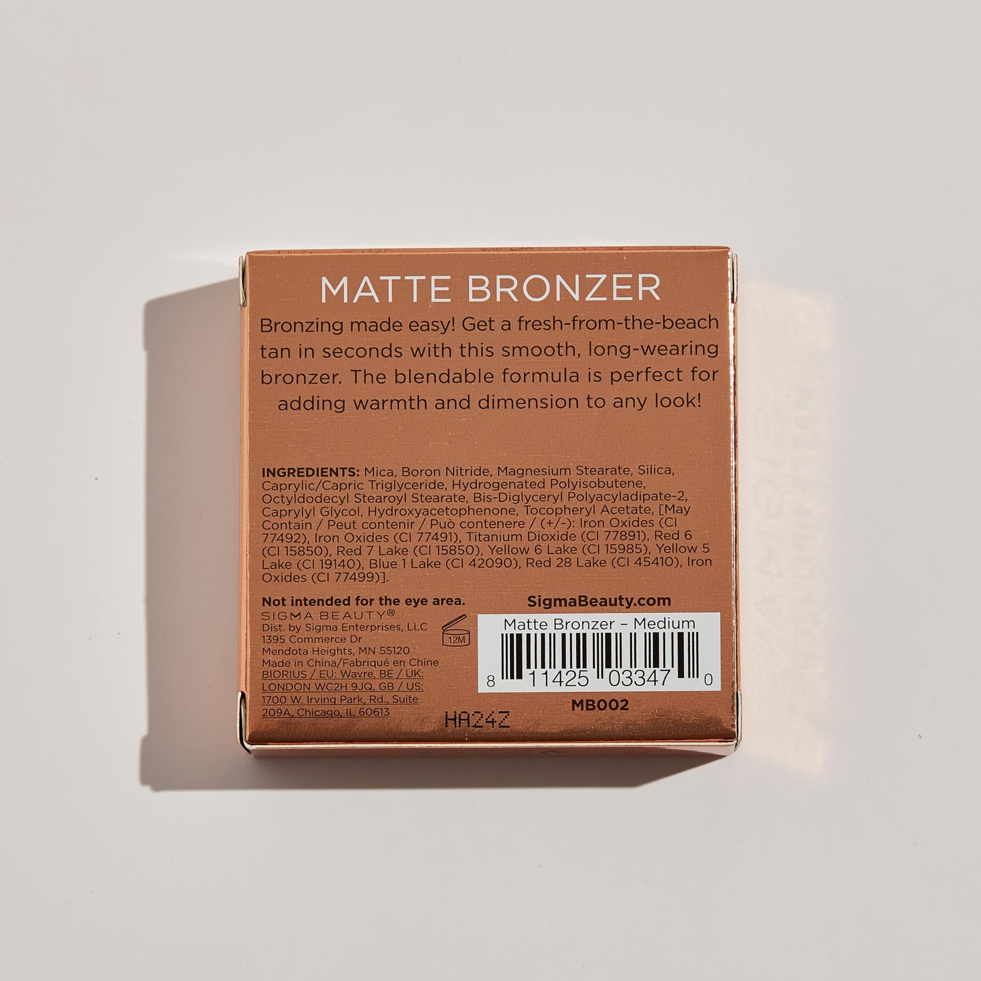 Sigma Beauty Matte Bronzer - Longwear Light Bronzer Powder with Matte Finish for Face - Achieving a Natural, Sun Kissed Glow (Dark) Sigma BeautyAu supplements
