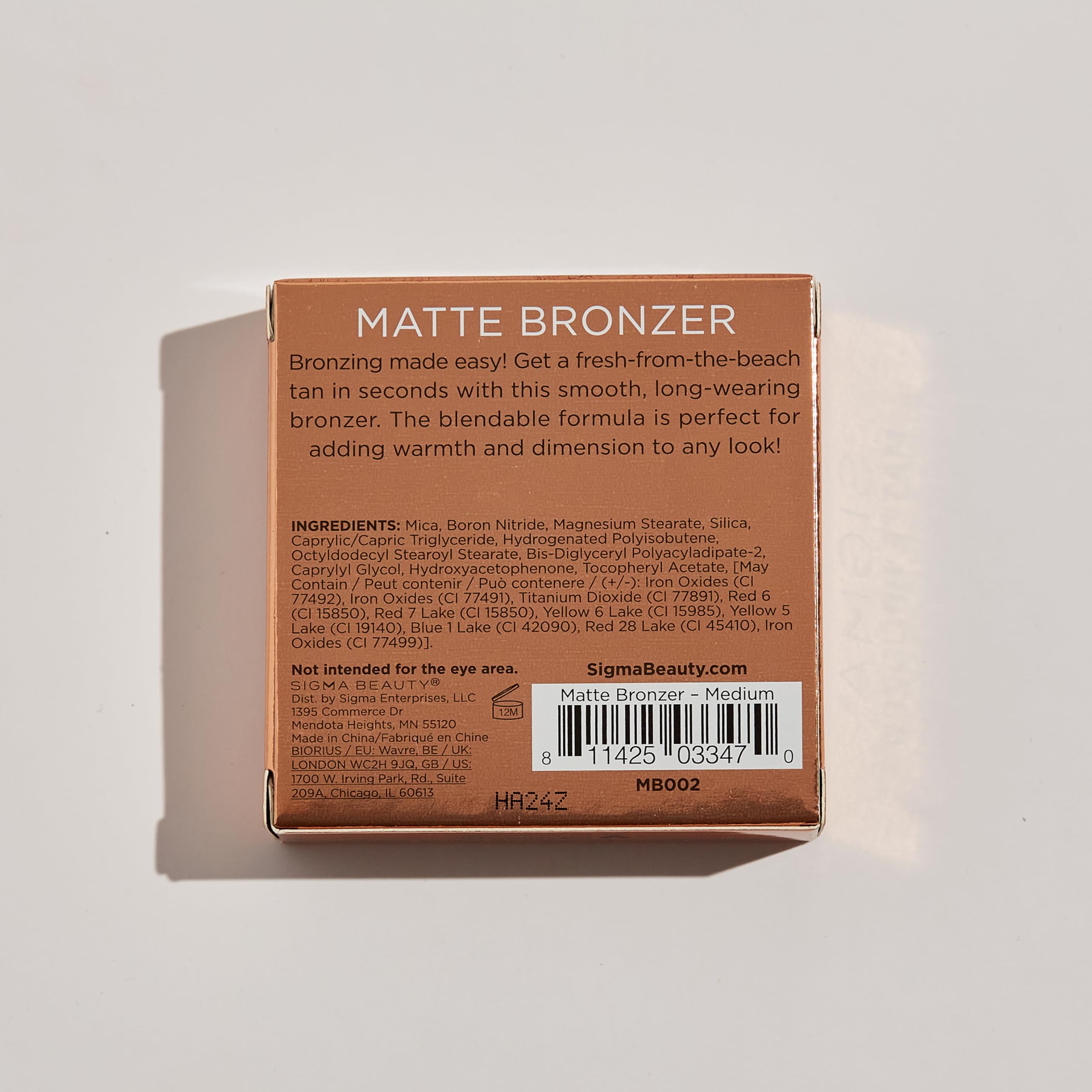 Sigma Beauty Matte Bronzer - Longwear Light Bronzer Powder with Matte Finish for Face - Achieving a Natural, Sun Kissed Glow (Dark) Sigma BeautyAu supplements