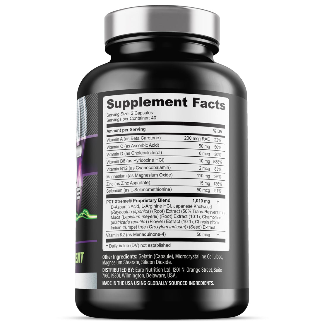 Iron Labs Nutrition PCT Xtreme - PCT Supplement for Men - 30 Day Course - Post Cycle Support Booster (80 Capsules) Iron Labs NutritionAu supplements