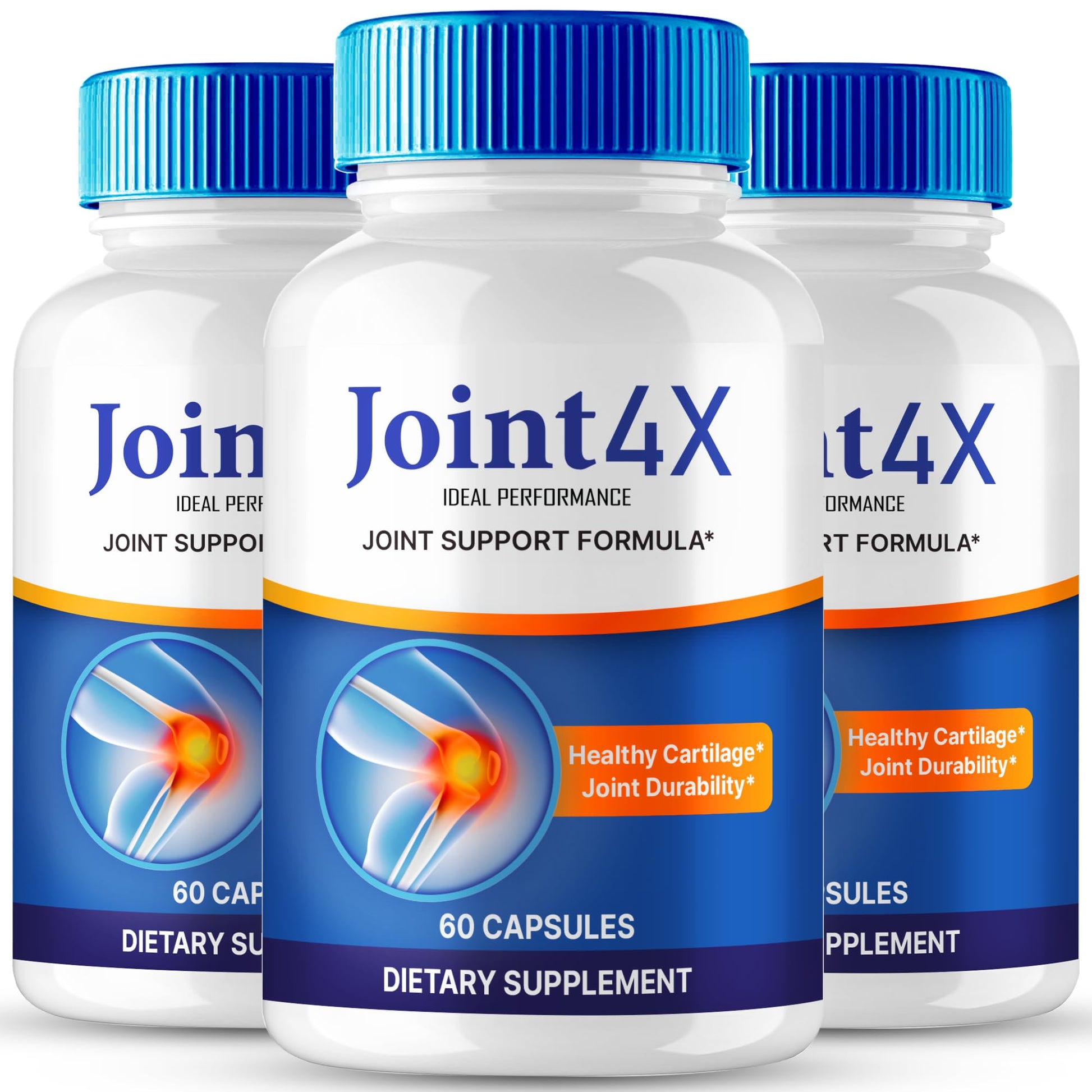IDEAL PERFORMANCE Joint4X Joint Support Capsules, Official Joint-4X Supplement Pills, All-Natural Formula to Fortify Bones and Bolster Flexibility - Maximum Strength, Joint 4X Pills Reviews (3 Pack) IDEAL PERFORMANCEAu supplements