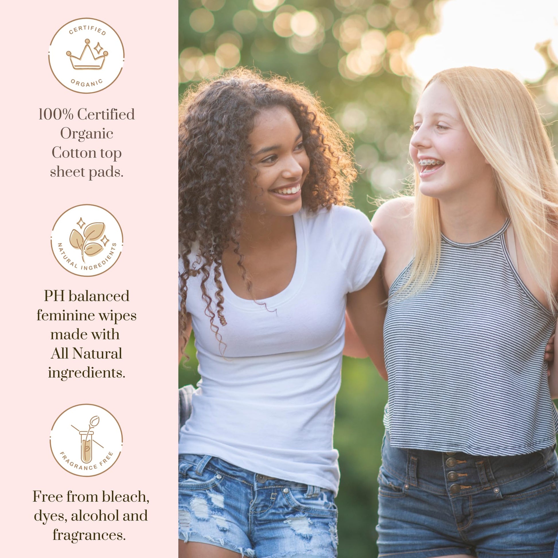 Organic 77 PC Period Kit Moon Box for Teens and Tweens - Organic Cotton Top Sheet Feminine Pads APOPPYCARYAu supplements