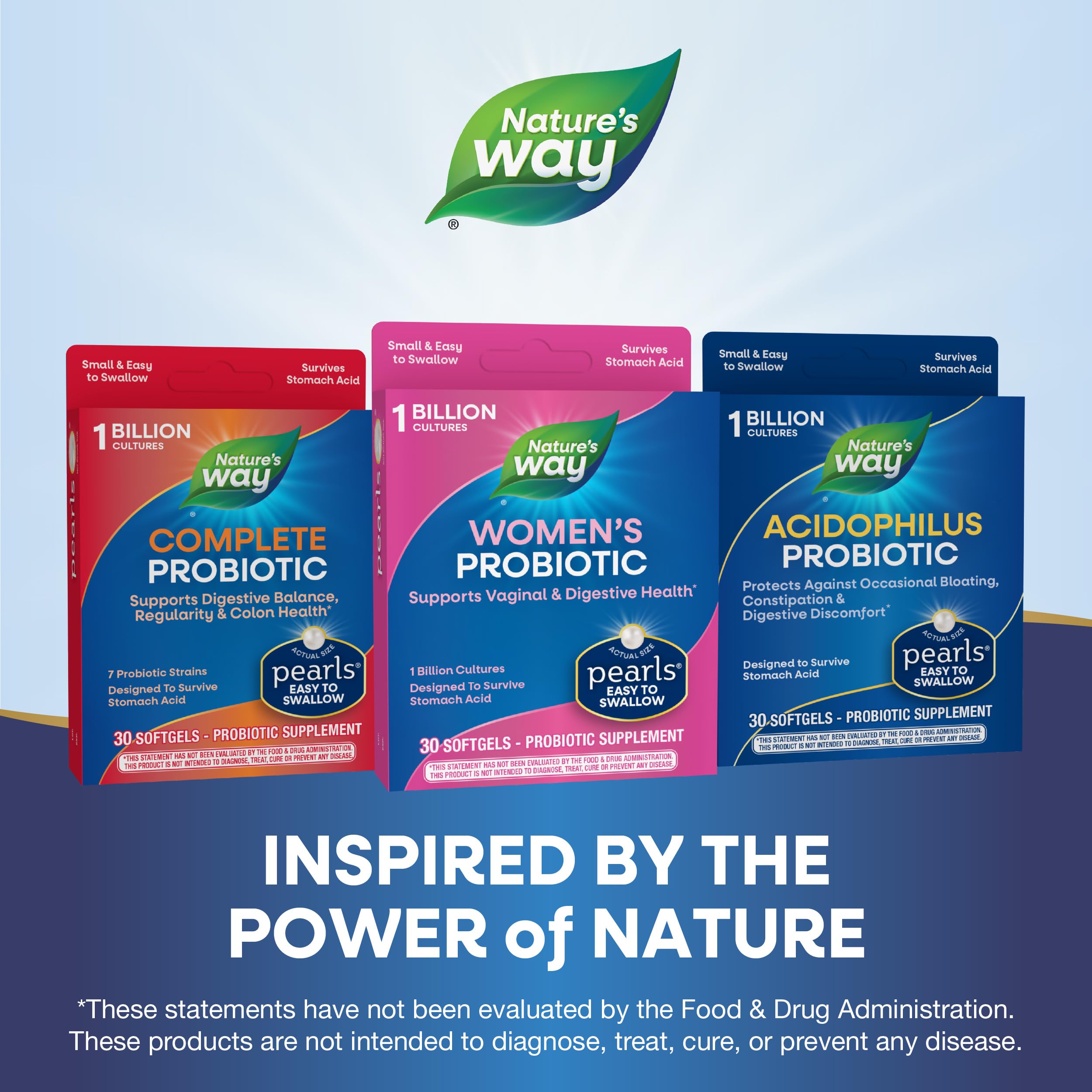Nature's Way Women's Probiotic Pearls, Supports Vaginal and Digestive Health*, 1 Billion Live Cultures Nature's WayAu supplements