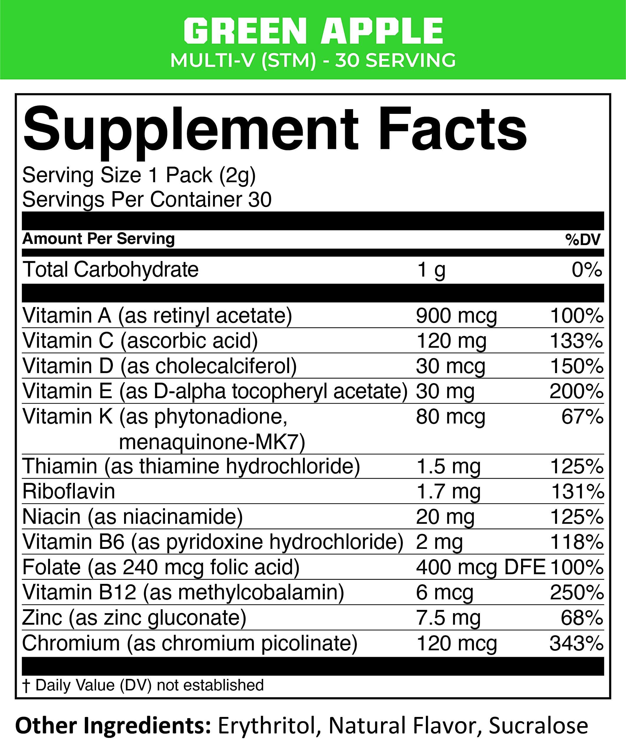 MTN OPS Multi‑V STM On‑the‑Go Daily Multivitamin for Men, Women & Kids – Straight‑to‑Mouth Vitamin C D3 B Zinc Packs – Gluten Free, Natural Flavors, 30 Servings MTN OPSAu supplements