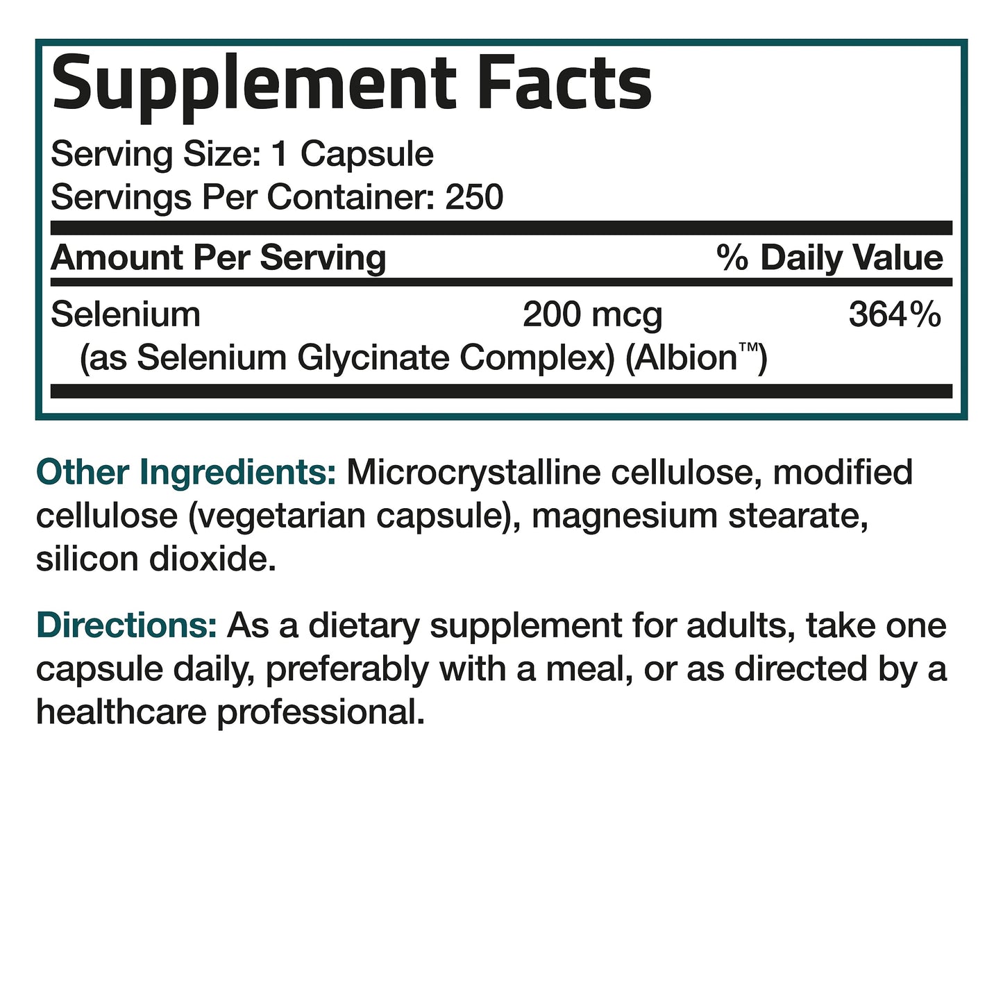 Bronson Selenium 200 mcg – Yeast Free Chelated Amino Acid Complex - Essential Trace Mineral with Superior Absorption BronsonUS supplements