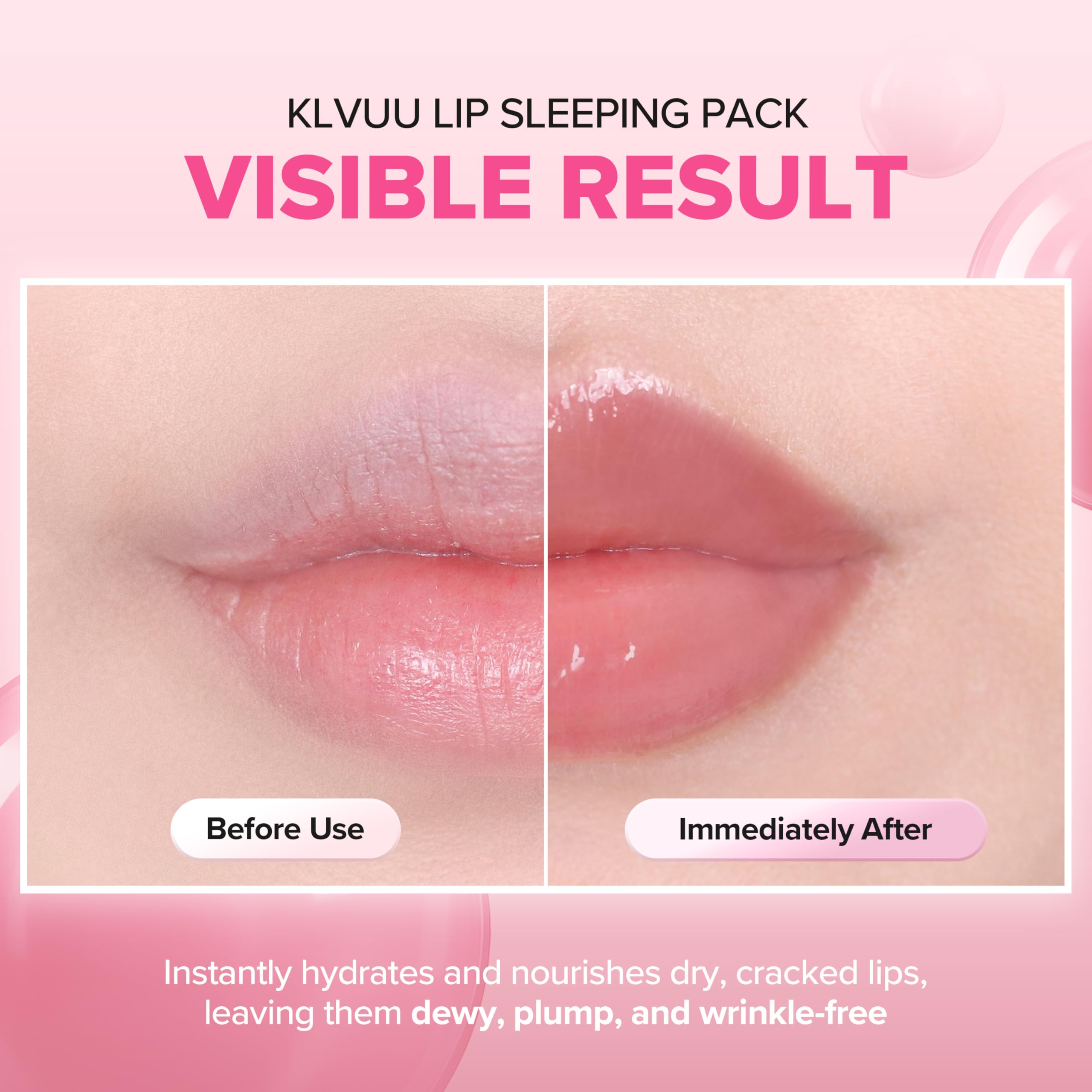 Klavuu Lip Mask Sleeping Pack (0.7oz) – Overnight Deep Hydrating Korean Lip Balm Treatment for Very Dry, Chapped Lips | Lip Lightening & Plumping with Instant Hydration | Gentle Exfoliating (Berry) KLAVUUAu supplements