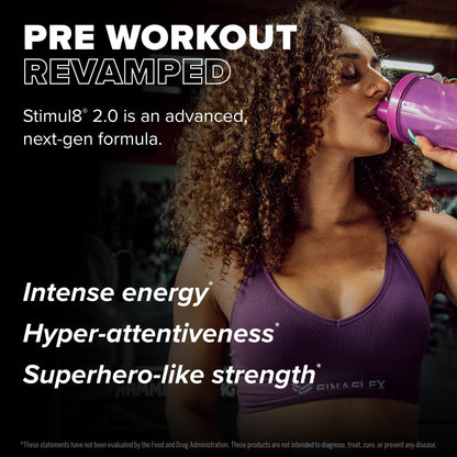 FINAFLEX STIMUL8 2.0 Pre Workout, Granny Apple - Delivers Energy, Focus & Strength FINAFLEXUS supplements