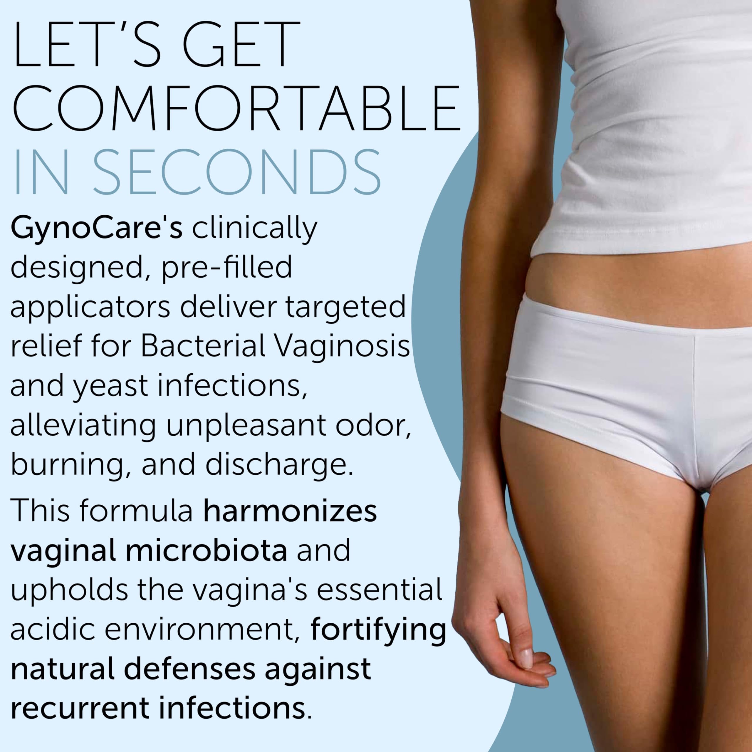 Vaginal Probiotic Gel | Yeast Infection & BV Treatment for Women | for Vaginal Odor Elimination Terramed Just Think ComfortAu supplements
