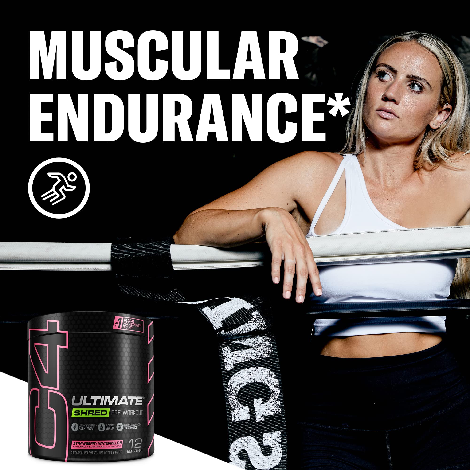 Cellucor C4 Ultimate Shred Pre Workout Powder, Fat Burner for Men & Women, Weight Loss CellucorUS supplements