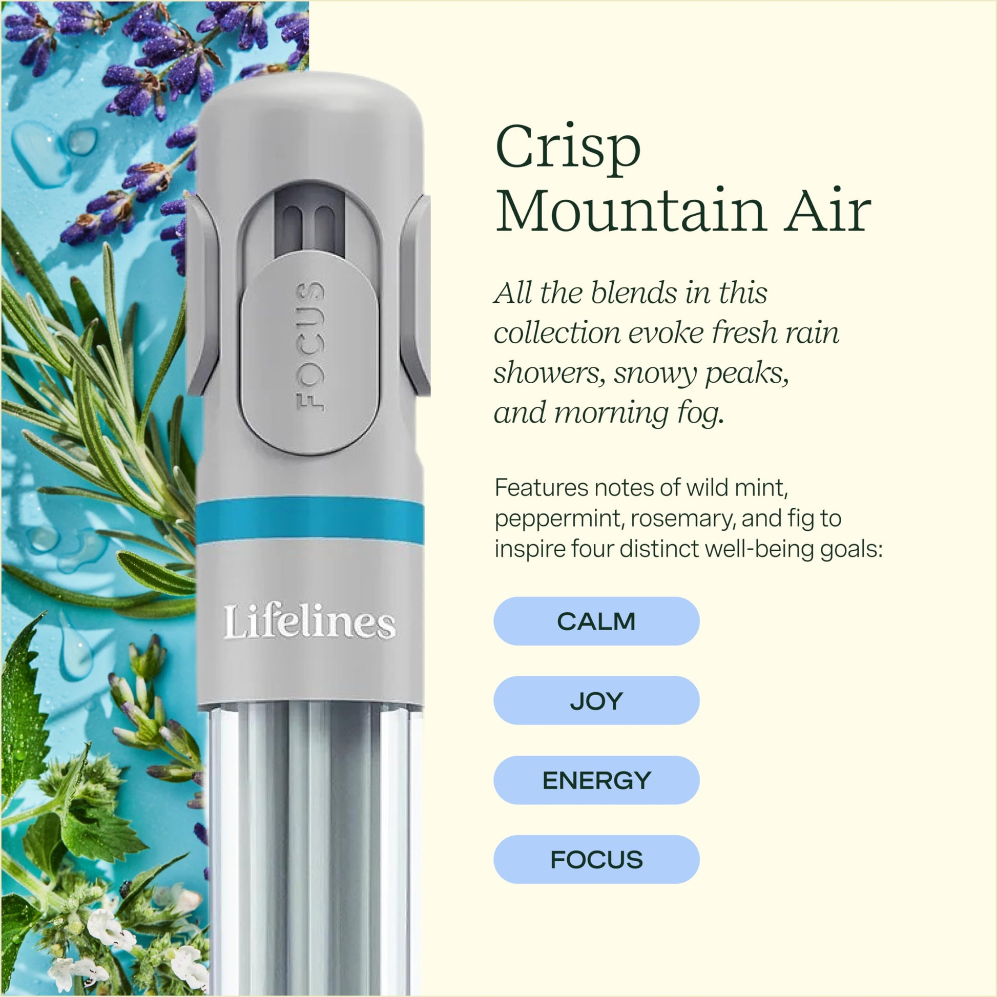 Pen Diffuser in Crisp Mountain Air Essential Oil Blends - Elegant 1.0mm Ballpoint Tip - Black Pen LifelinesAu supplements