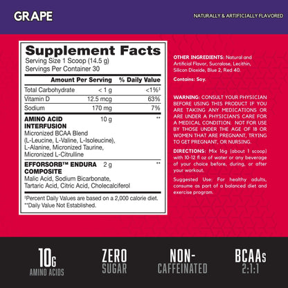 BSN Amino X Muscle Recovery & Endurance Powder with BCAAs, Intra Workout Support BSNUS supplements