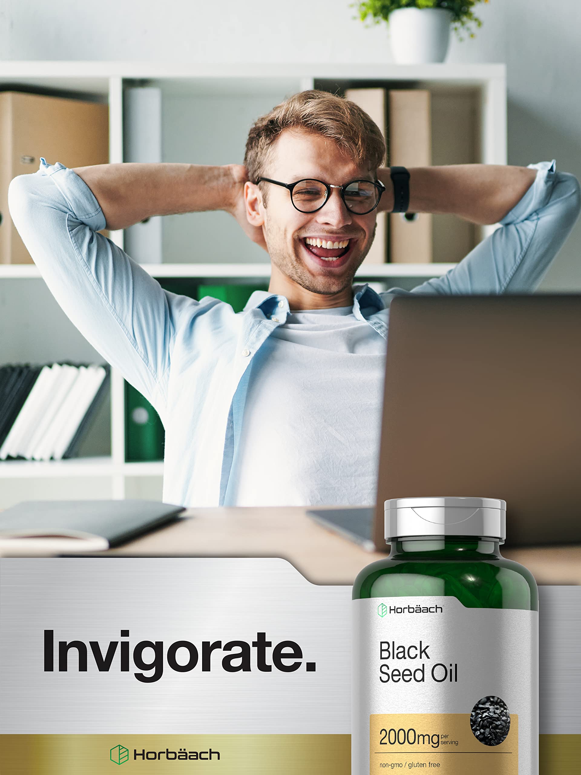 Black Seed Oil 2000mg | 120 Softgel Capsules | Cold Pressed Nigella Sativa Pills HorbäachAu supplements