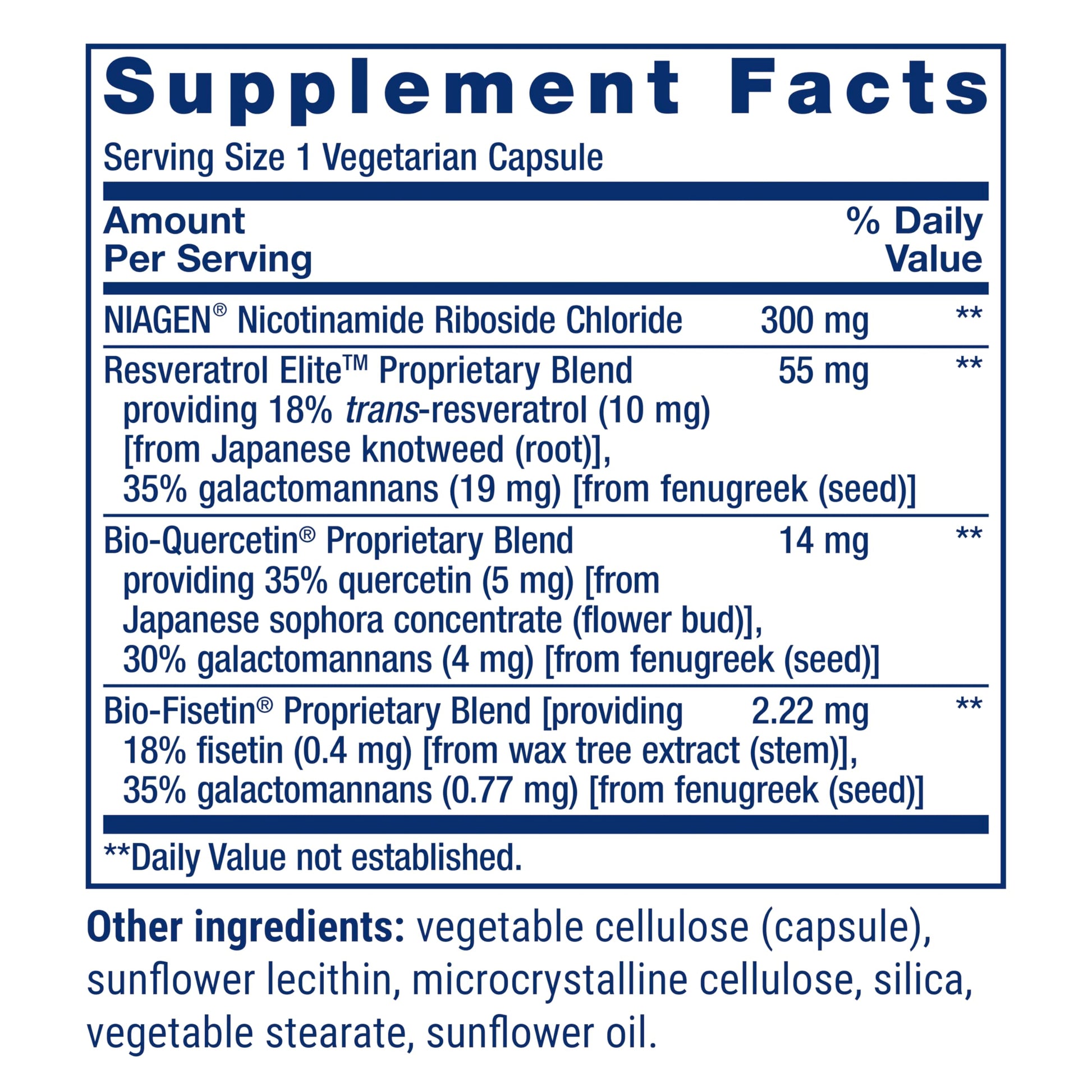 Life Extension NAD+ Cell Regenerator™ and Resveratrol Elite™*, nicotinamide riboside, Trans-resveratrol, quercetin, Fisetin, Heart Health, Healthy Aging, Vegetarian, Non-GMO, Gluten Free, 30 Capsules Life ExtensionAu supplements