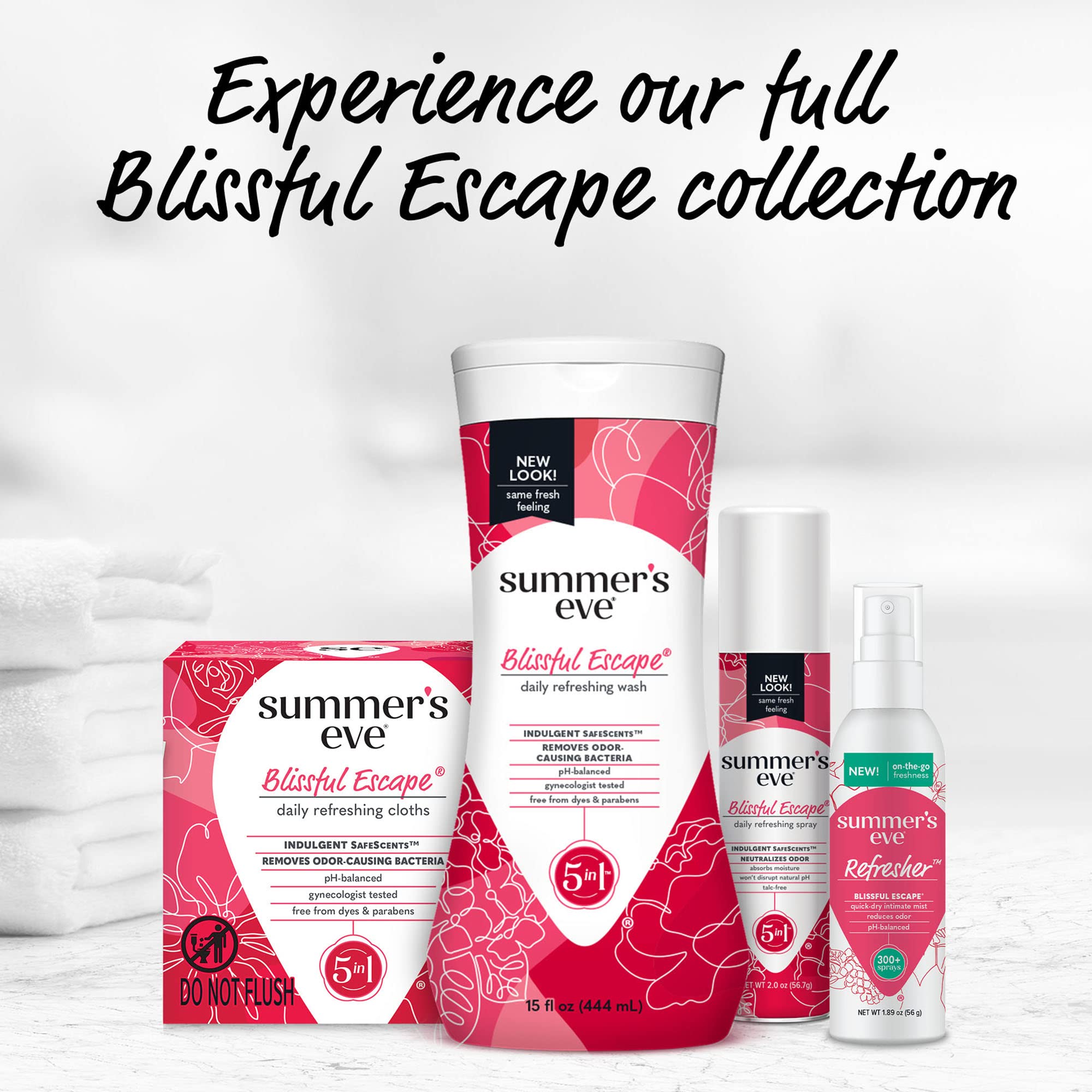 Summer's Eve Blissful Escape Daily Refreshing Feminine Wipes, Removes Summer's EveUS supplements