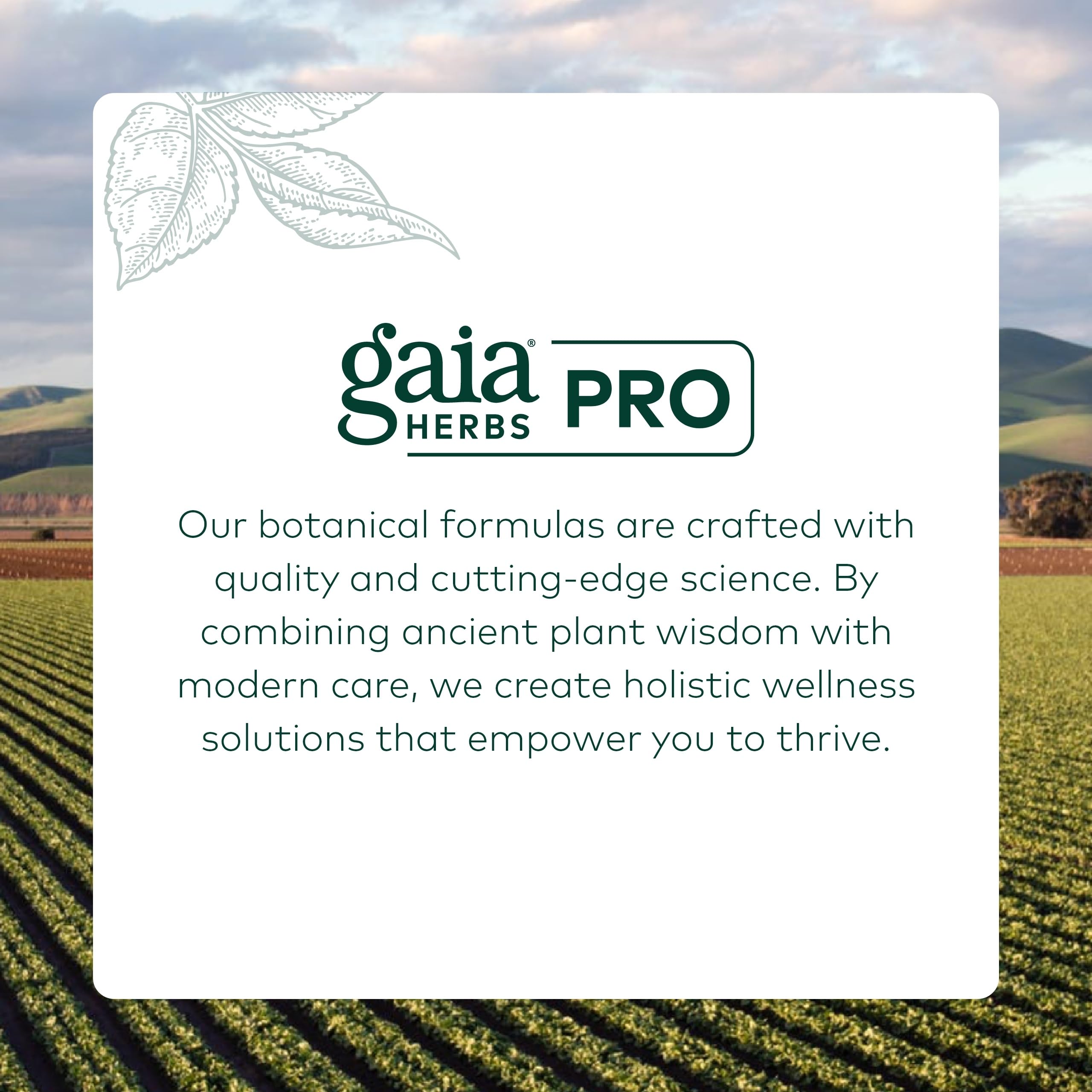 GAIA HERBS PRO Female Support Formula - Supports Healthy PMS & Menopause Fluctuations with Alfalfa Leaf, Black Cohosh Root Extract, Dandelion Root & More* - Vegan - 60 Liquid Phyto-Caps (60 Servings) Gaia Herbs PROAu supplements