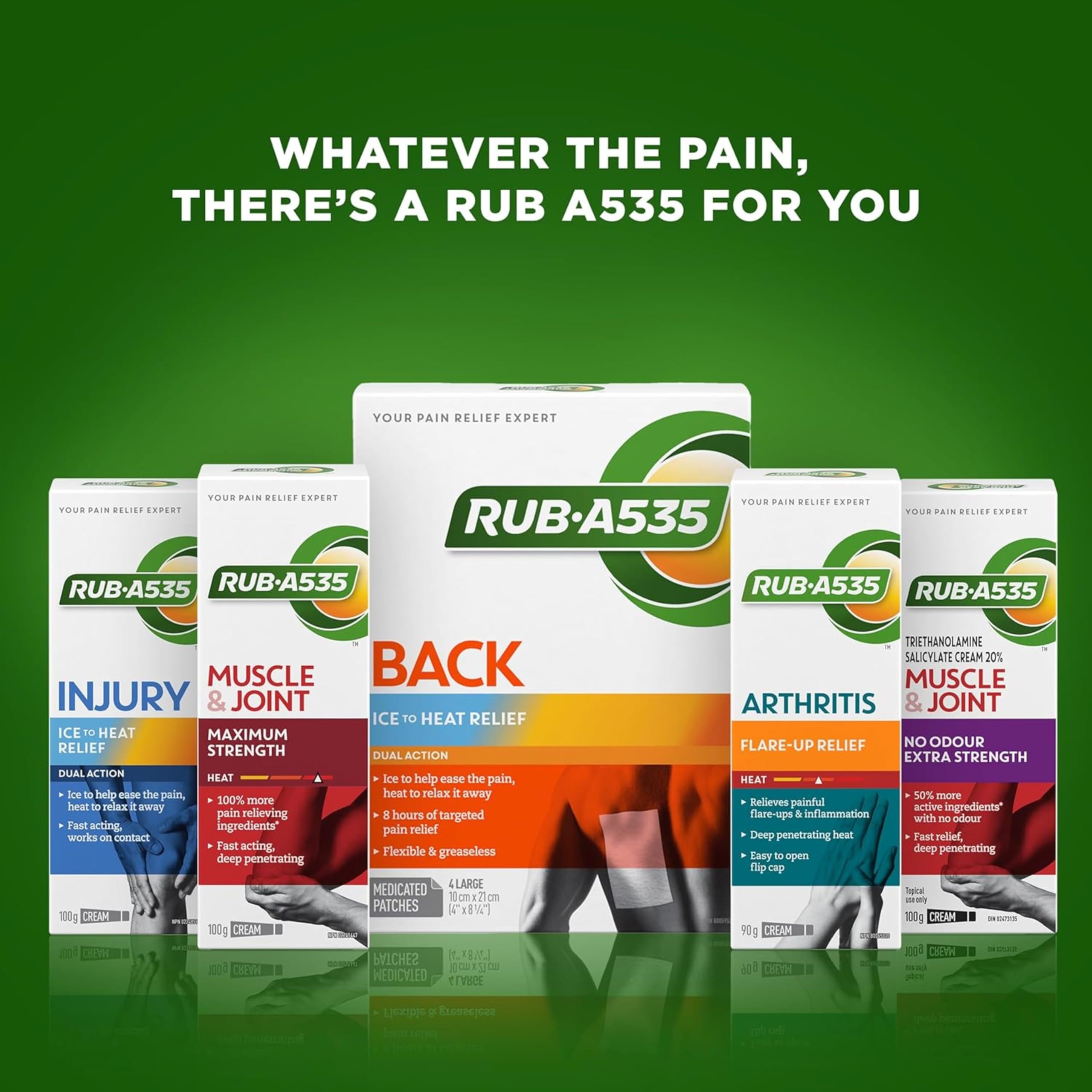 RUB A535 EXTRA STRENGTH CREAM For Relief of Arthritis, Rheumatic Pain, Muscle Pain, Joint & Back Pain 100 g Rub A535Au supplements