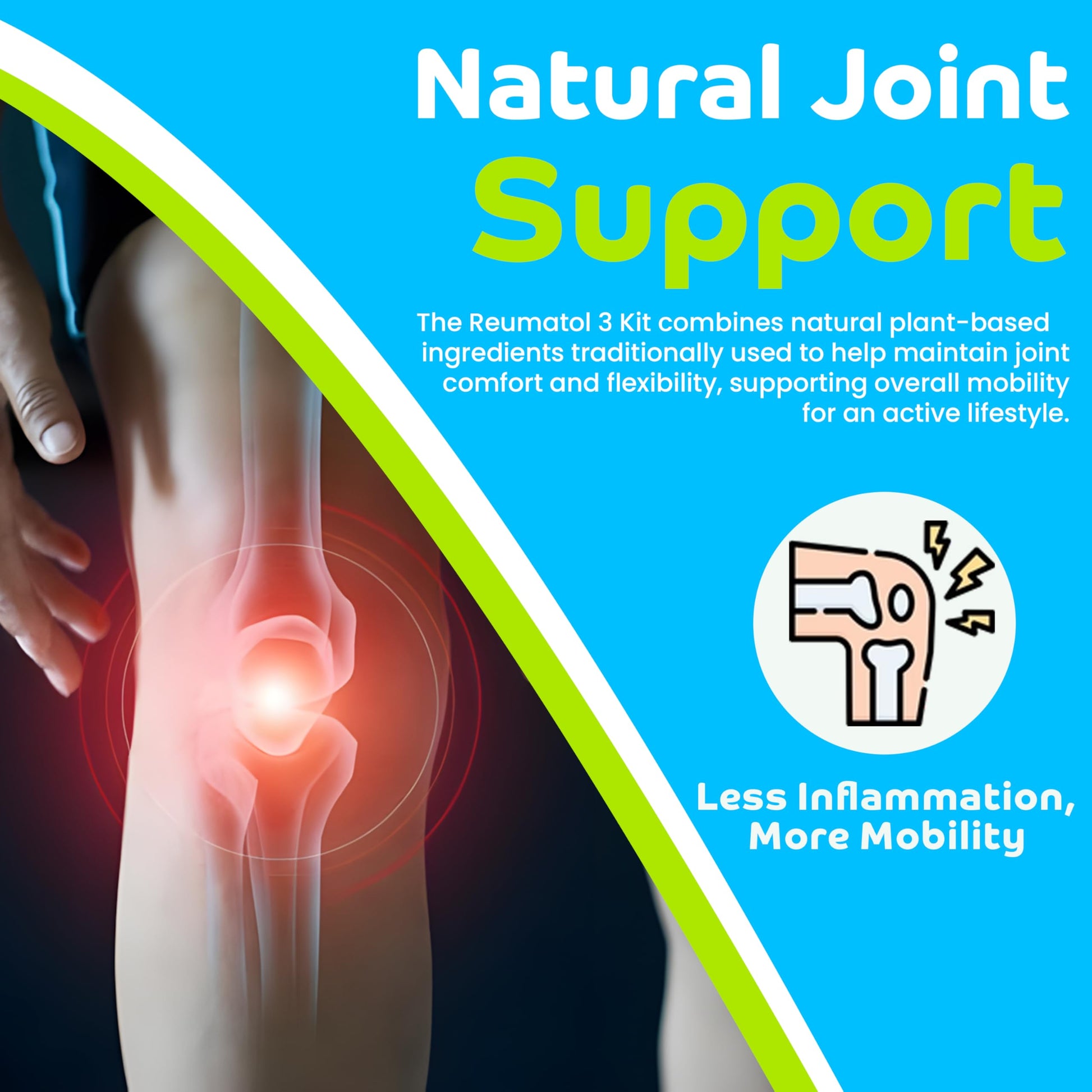 Reumatol 3 Kit – Natural Joint Support Formula for Comfort and Mobility | Helps Ease Stiffness & Promotes Flexible Joints | Herbal Blend for Daily Wellness Reumatol Health SolutionsAu supplements