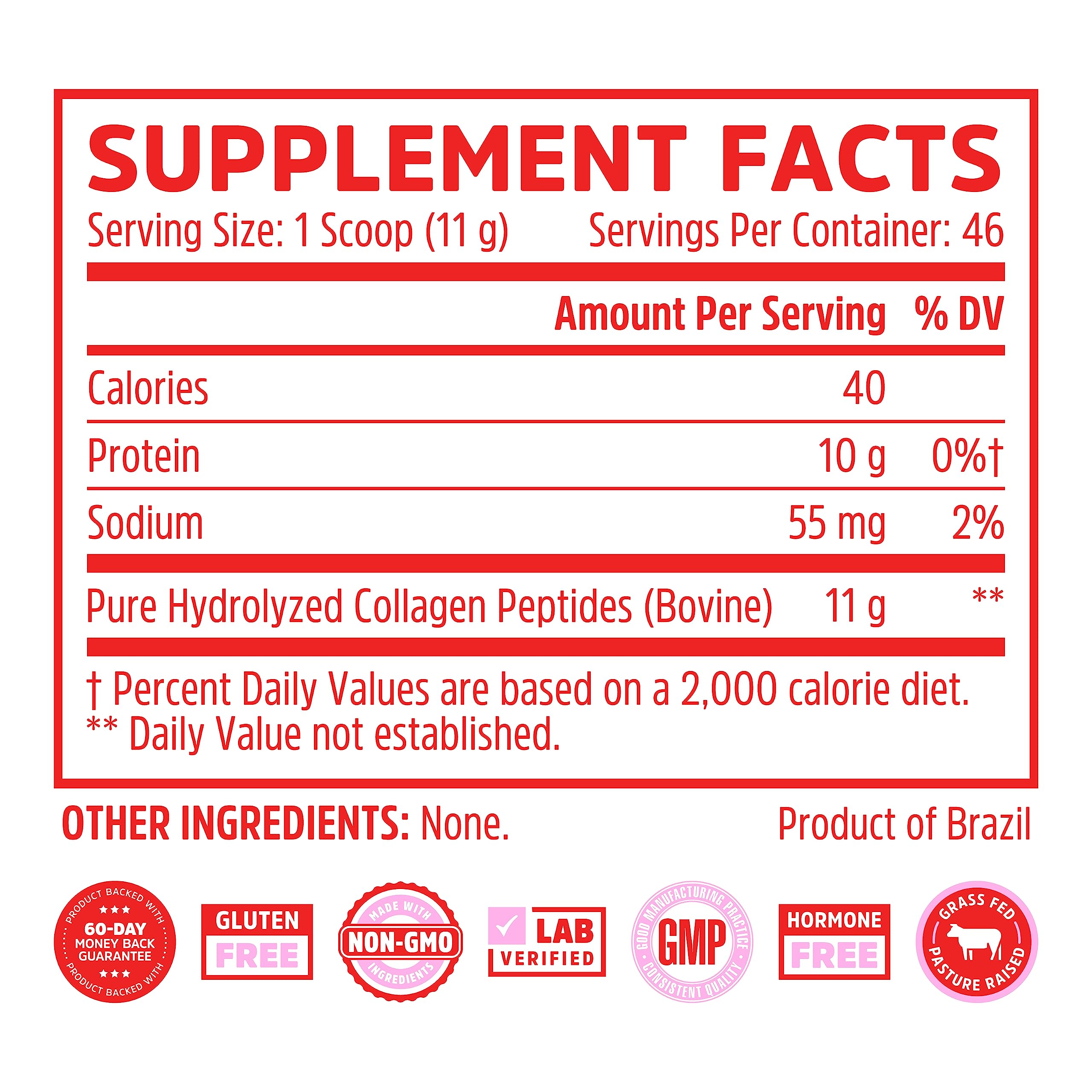 Zhou Collagen Peptides Hydrolyzed Protein Powder – Grass Fed, Pasture Raised, Unflavored Zhou NutritionUS supplements
