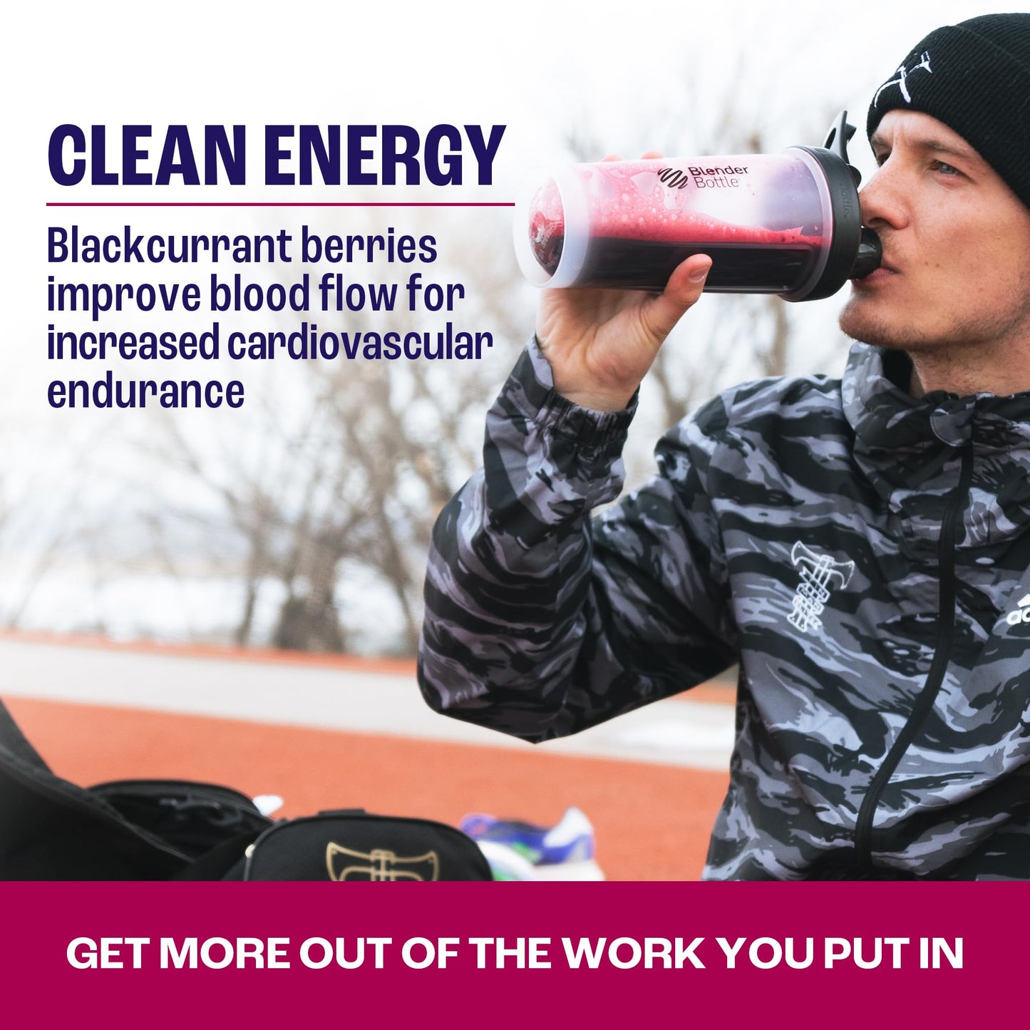 2before Blackcurrant I All Natural Vegan Pre Workout, with 120mg Caffeine I Clean Energy 2beforeUS supplements