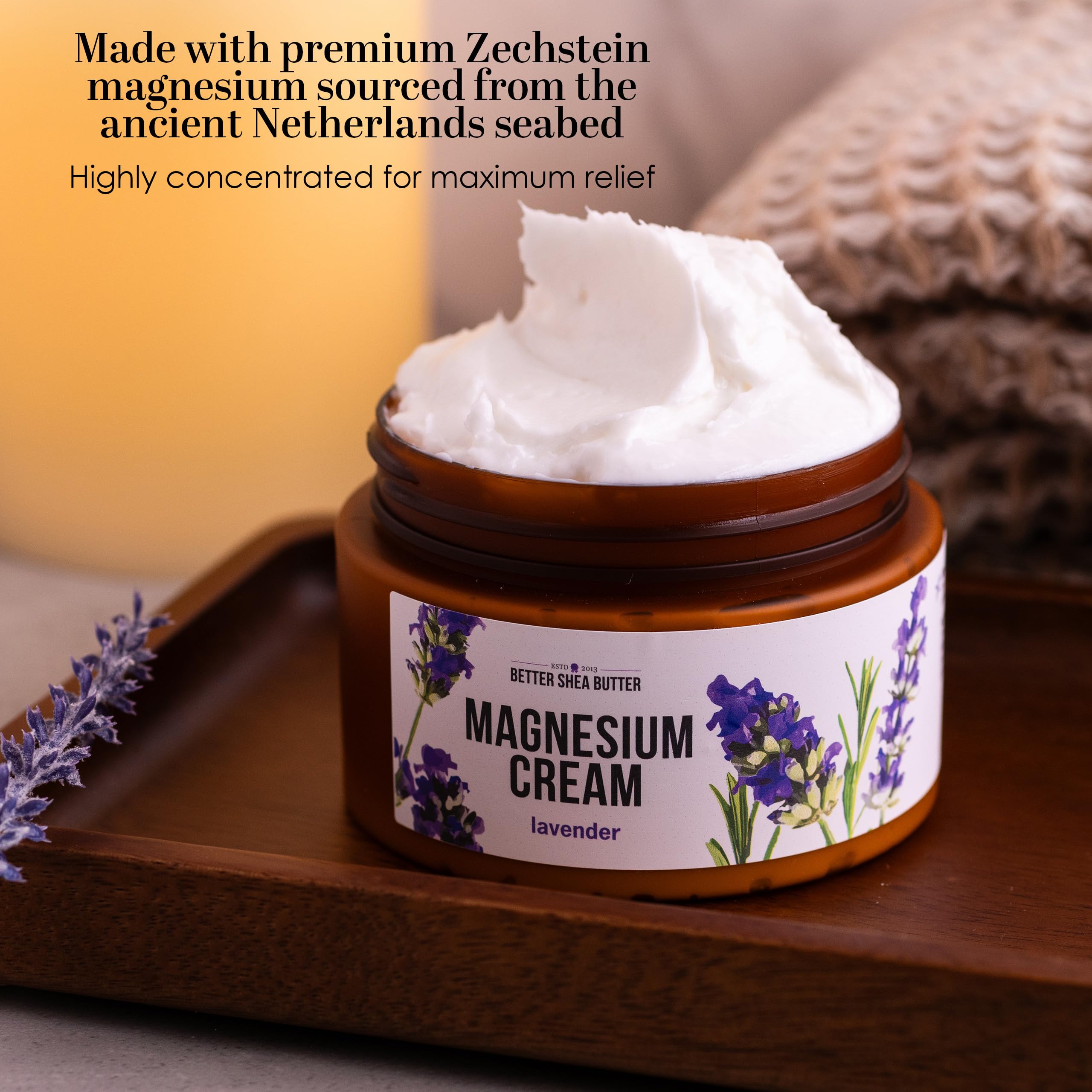 Better Shea Butter Magnesium Cream | Lavender | Relieves Leg Cramps and Muscle Tension | Night Lotion for Pregnancy, Kids and Baby | Handcrafted with Organic Ingredients Better Shea ButterAu supplements