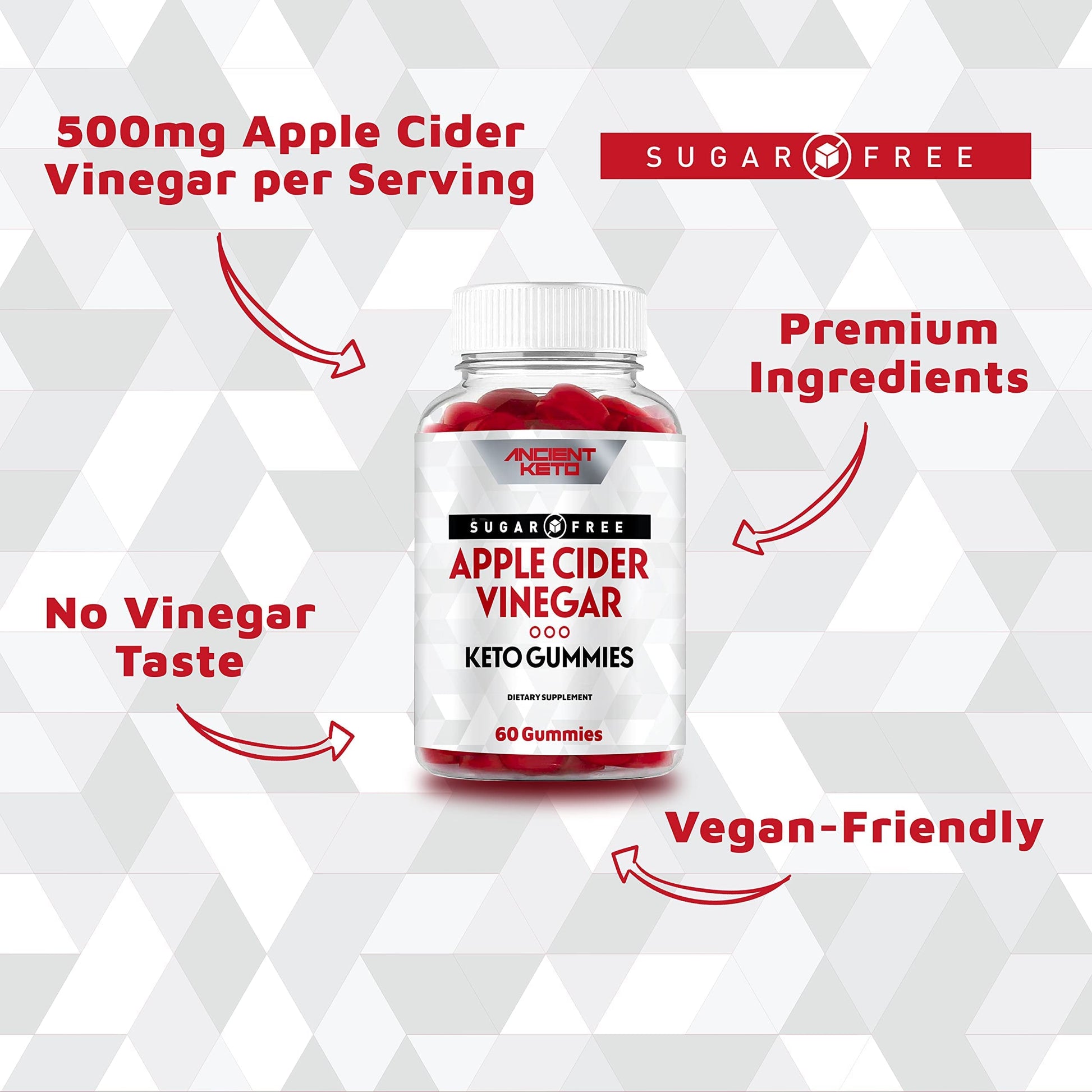 Ancient Keto Sugar Free Keto ACV Gummies, Apple Cider Vinegar Gummy Ancient KetoAu supplements