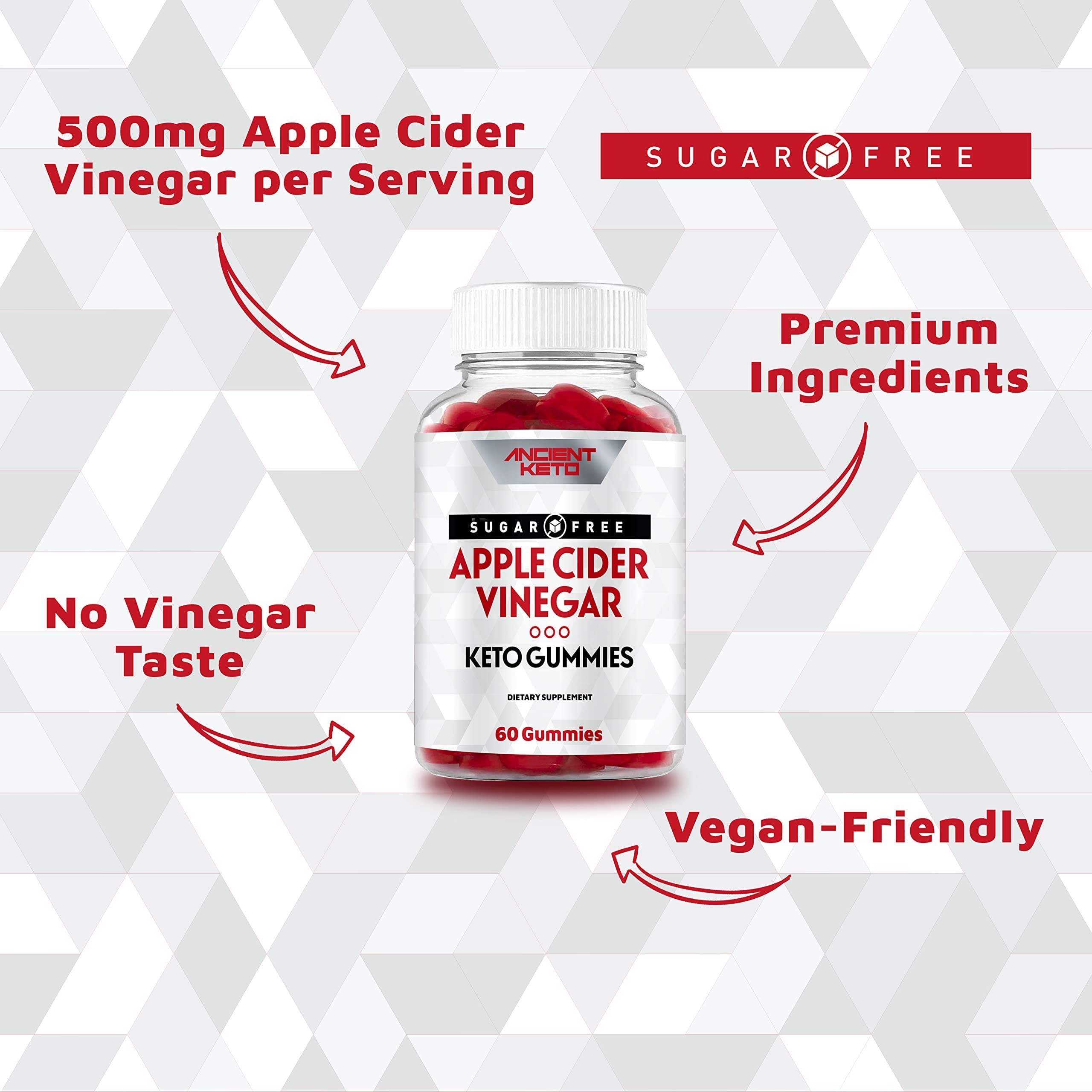 Ancient Keto Sugar Free Keto ACV Gummies, Apple Cider Vinegar Gummy Ancient KetoAu supplements
