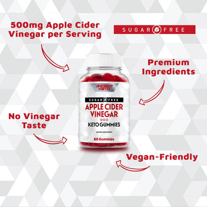 Ancient Keto Sugar Free Keto ACV Gummies, Apple Cider Vinegar Gummy Ancient KetoUS supplements