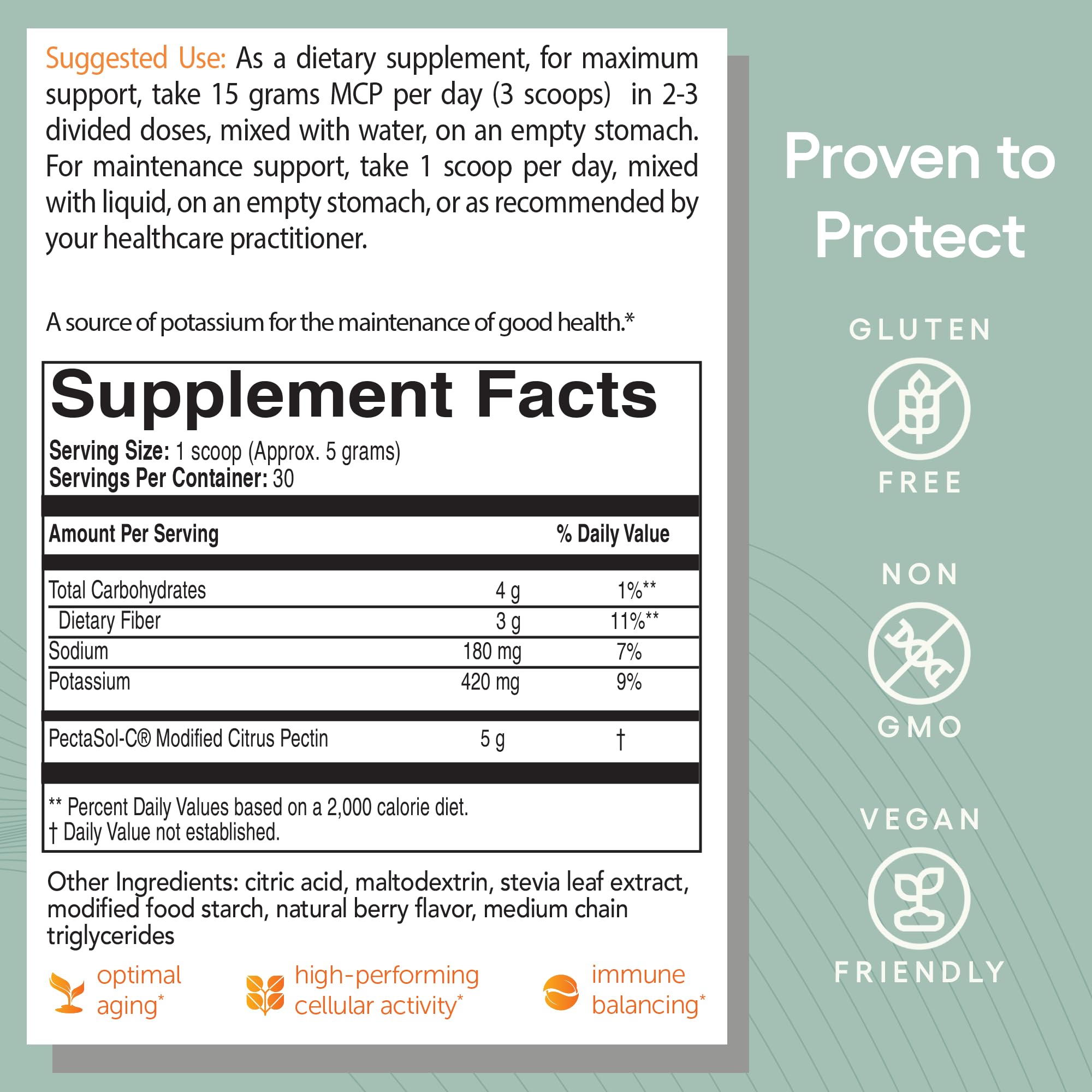 PectaSol Modified Citrus Pectin – 184g Berry Powder – Total-Body Health Supplement to Support the Heart, Immune System, Inflammation Response & Healthy Aging + Maintain Healthy Galectin-3 Levels EcoNugenicsAu supplements