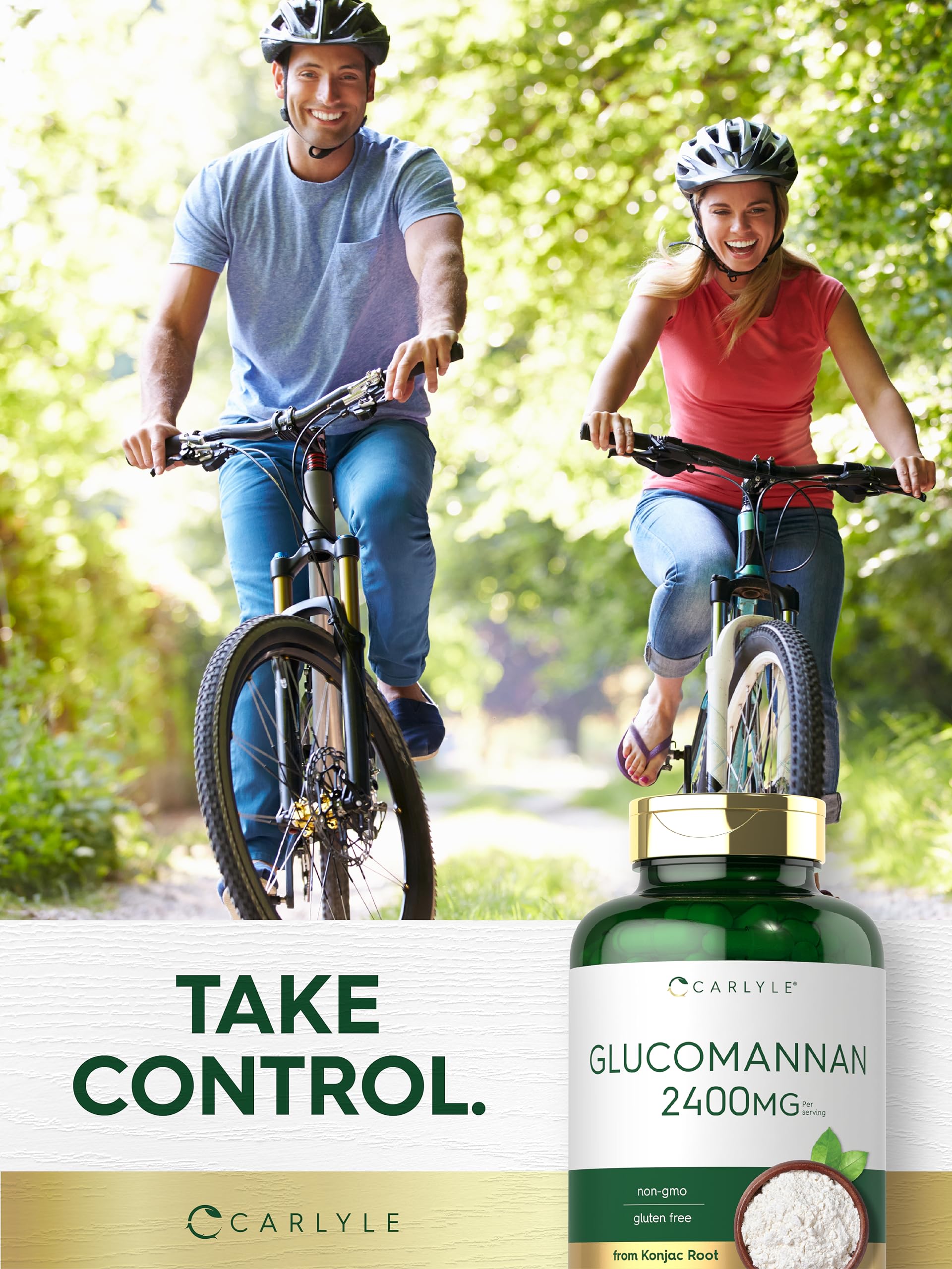 Carlyle Glucomannan Capsules | 200 Count | Soluble Fiber Pills | Non-GMO CarlyleAu supplements