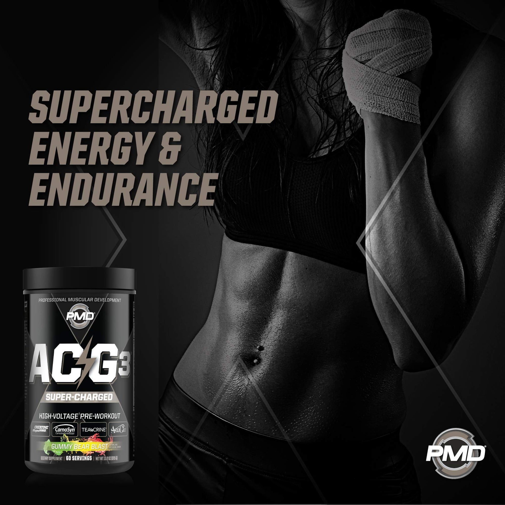 PMD Sports ACG3 Supercharged - Pre Workout - Powerful Strength, High Energy, Maximize PMDAu supplements